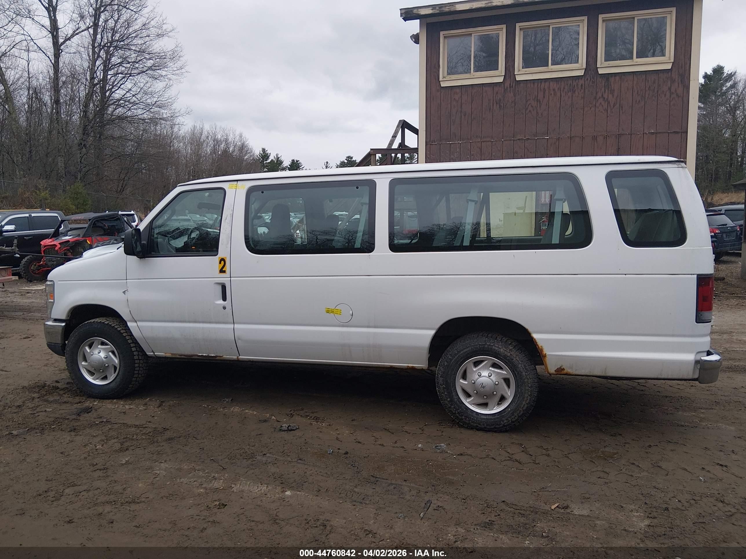 2012 Ford E-350 Super Duty Xlt White vin: 1FBSS3BL8CDA04276