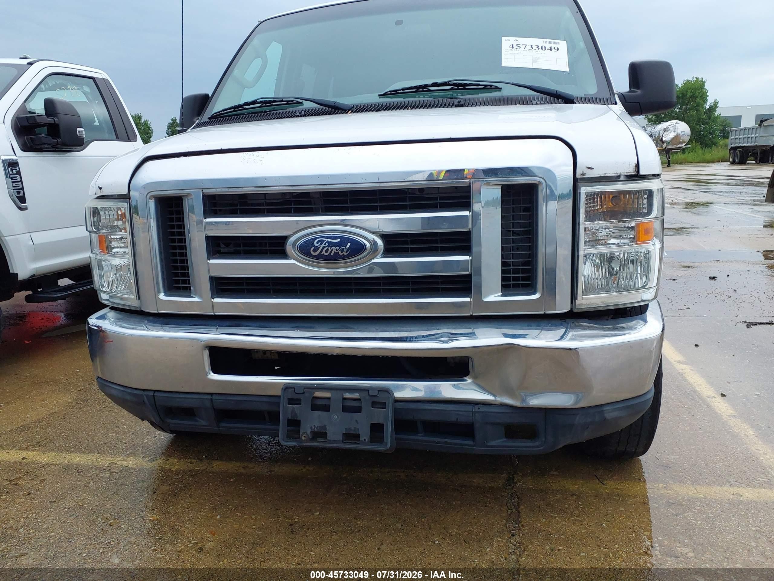 2012 Ford E-350 Super Duty Xlt White vin: 1FBSS3BL8CDA76353