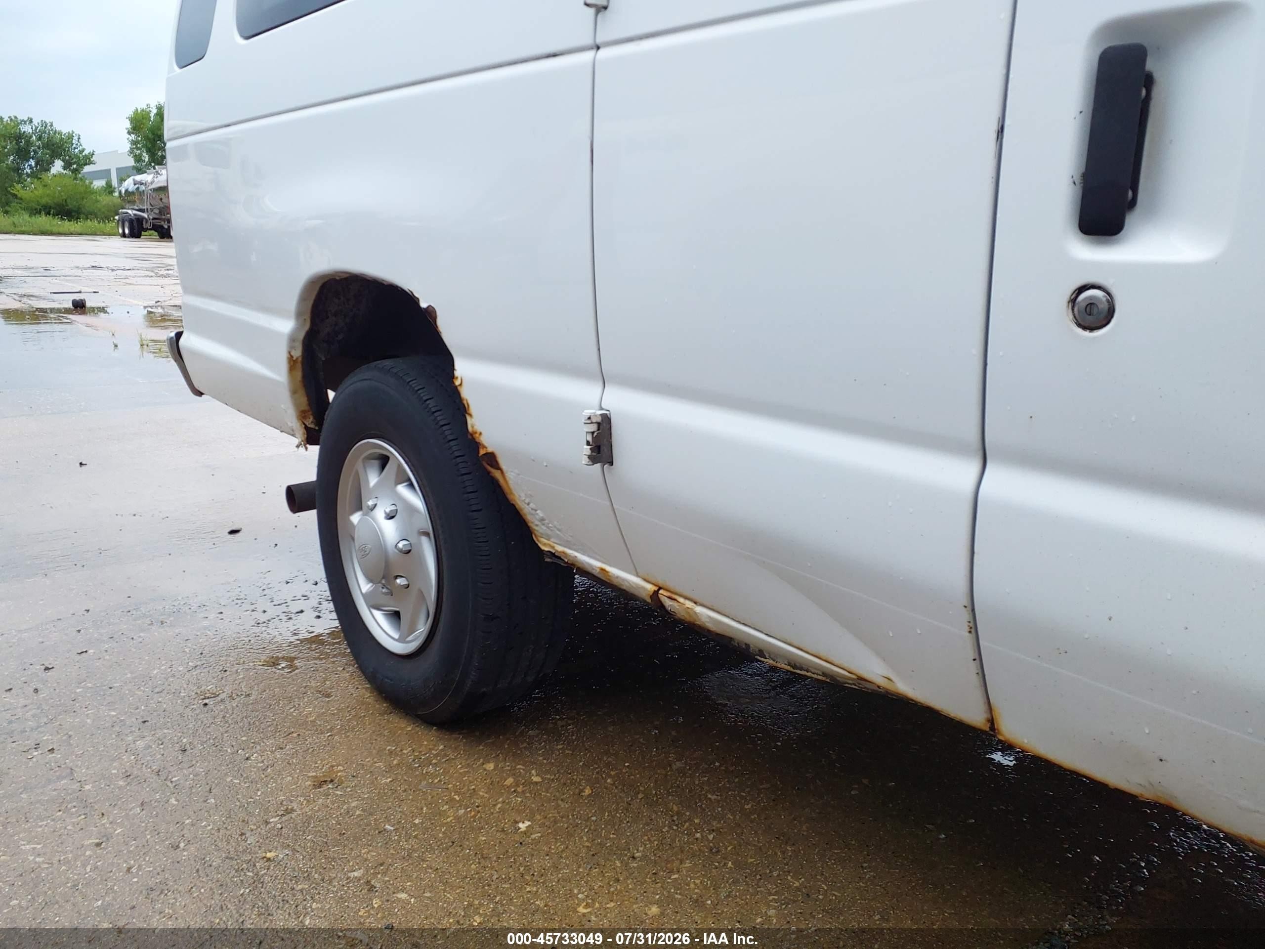 2012 Ford E-350 Super Duty Xlt White vin: 1FBSS3BL8CDA76353