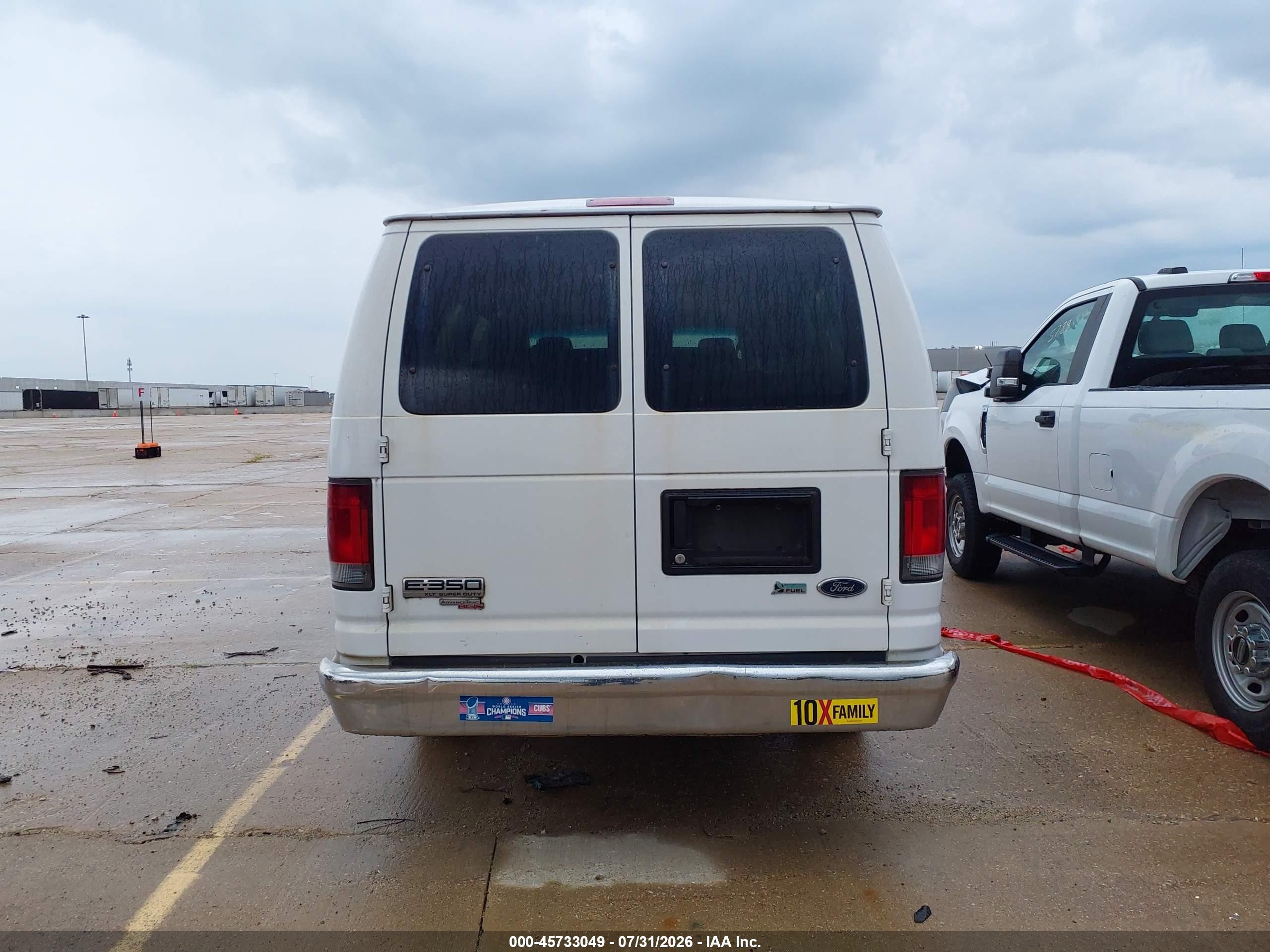 2012 Ford E-350 Super Duty Xlt White vin: 1FBSS3BL8CDA76353