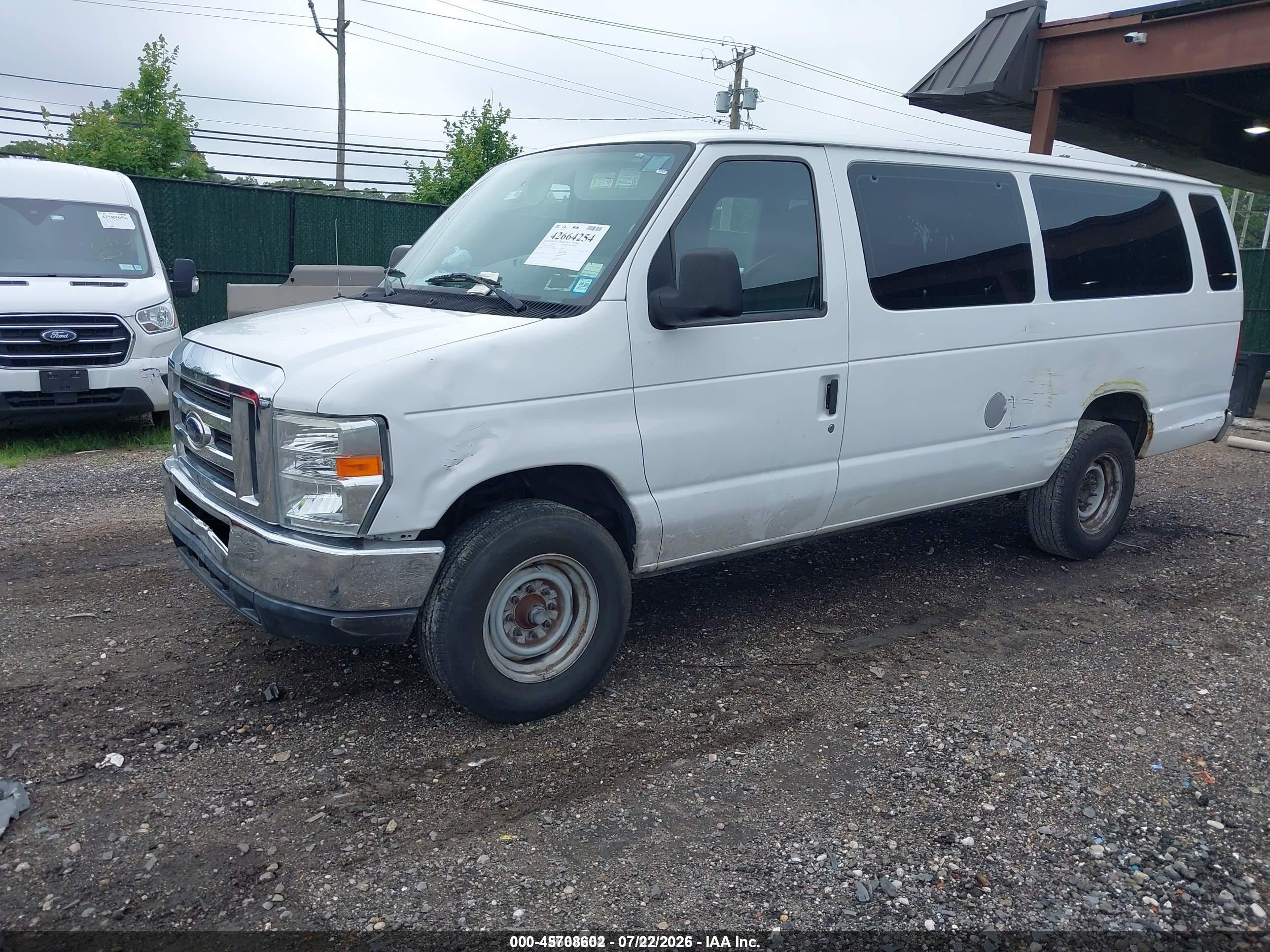 2012 Ford E-350 Super Duty Xlt White vin: 1FBSS3BL8CDA96568