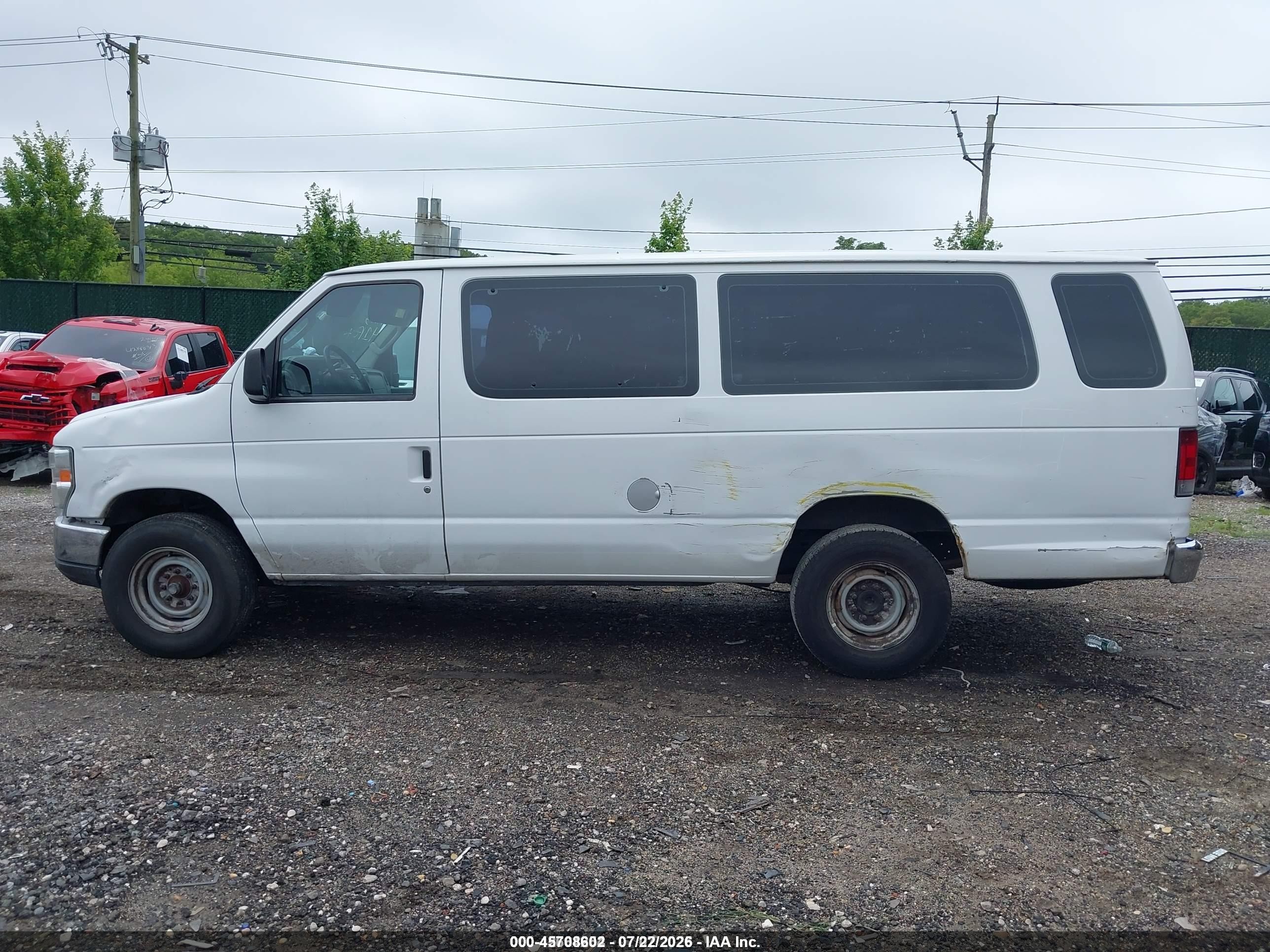 2012 Ford E-350 Super Duty Xlt White vin: 1FBSS3BL8CDA96568