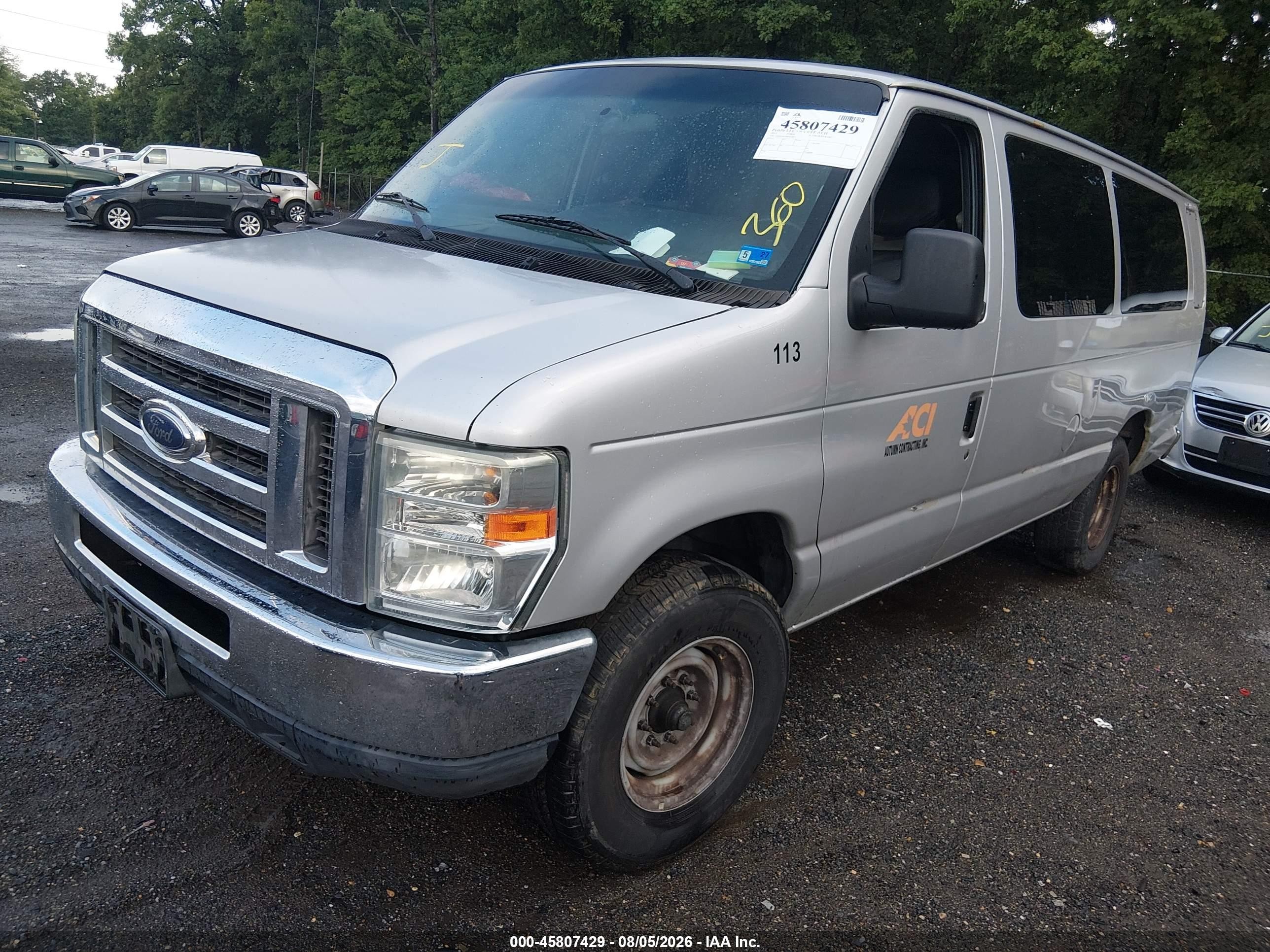 2011 Ford E-350 Super Duty Xlt Silver vin: 1FBSS3BL9BDB38034