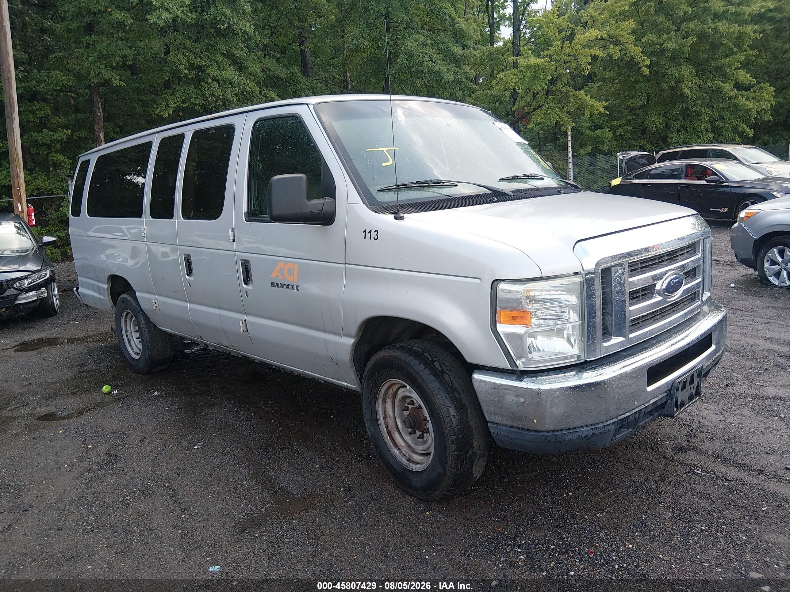 2011 Ford E-350 Super Duty Xlt Silver vin: 1FBSS3BL9BDB38034