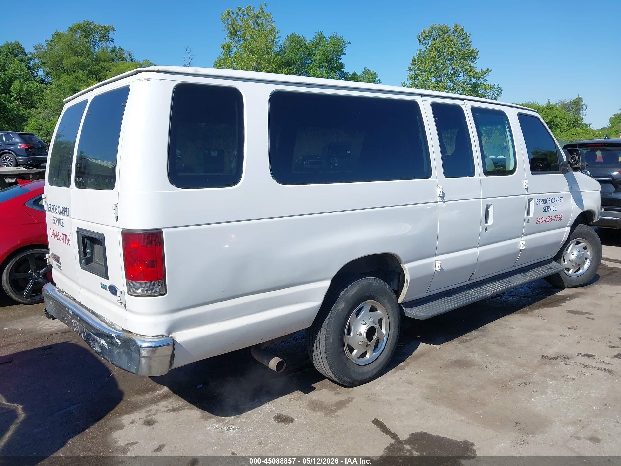 2012 Ford E-350 Super Duty Xl White vin: 1FBSS3BLXCDA08586