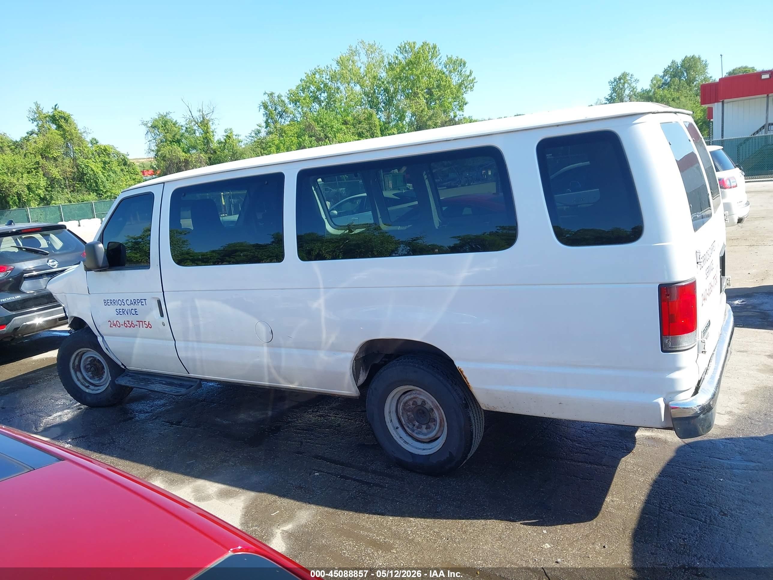 2012 Ford E-350 Super Duty Xl White vin: 1FBSS3BLXCDA08586