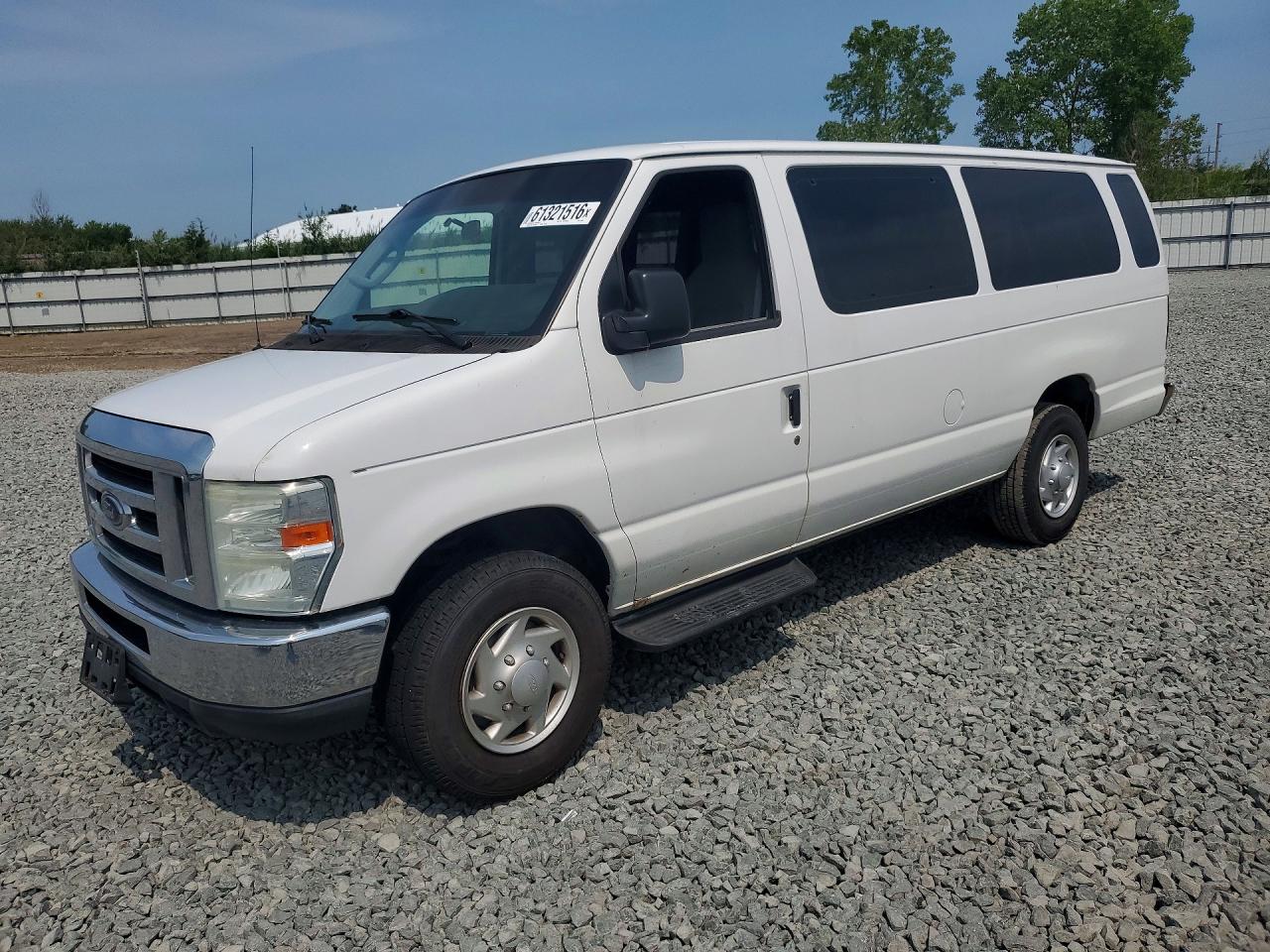 2013 Ford Econoline E350 Super Duty Wagon Белый vin: 1FBSS3BLXDDA43002