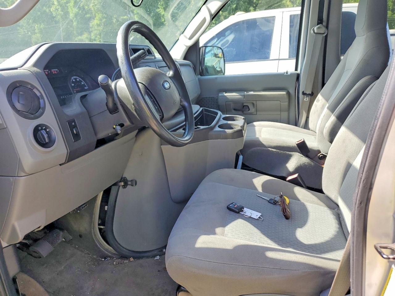 2014 Ford Econoline E350 Super Duty Wagon Beige vin: 1FBSS3BLXEDA11278