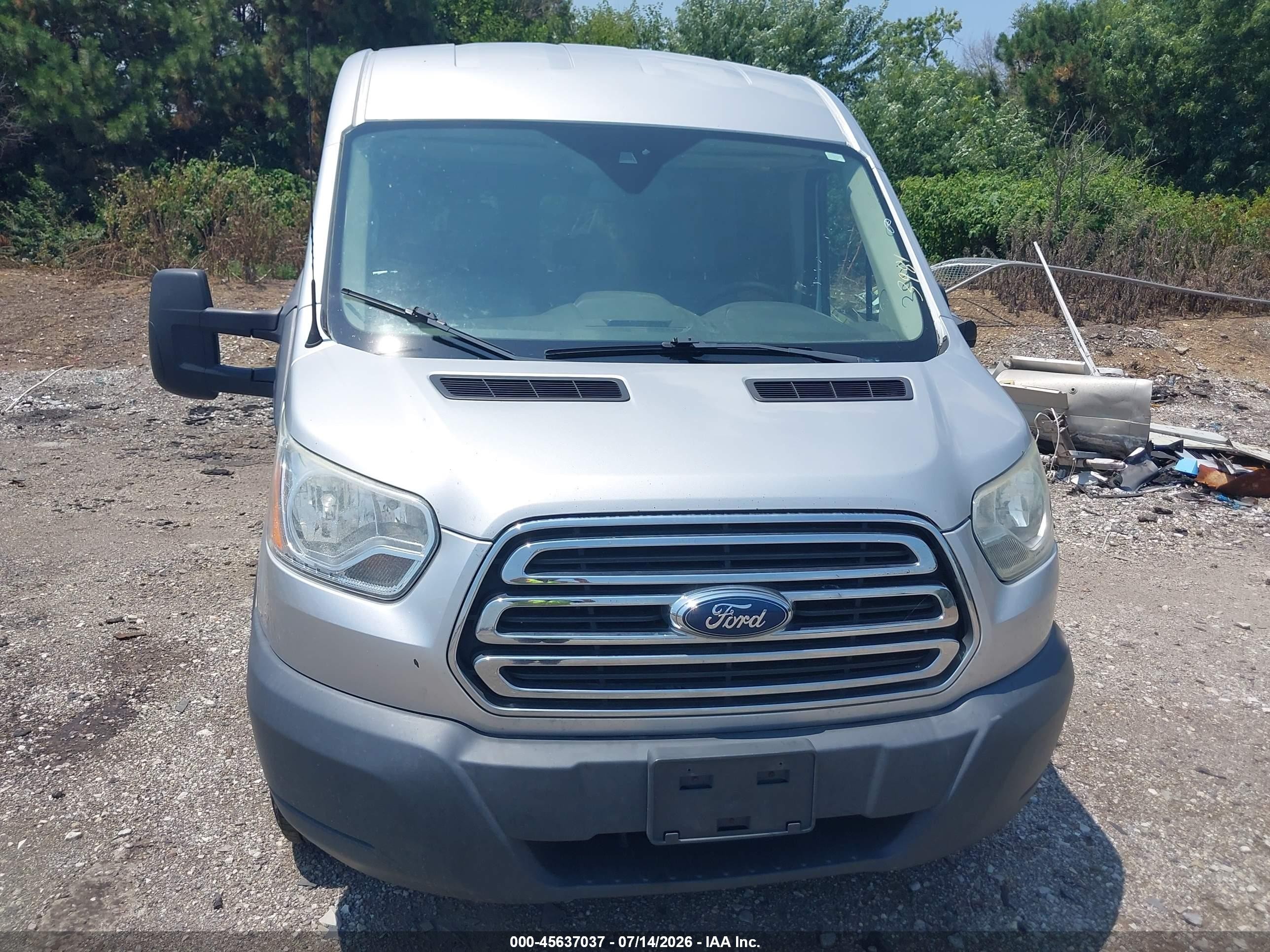 2015 Ford Transit-350 Xlt Silver vin: 1FBZX2CG0FKA95345