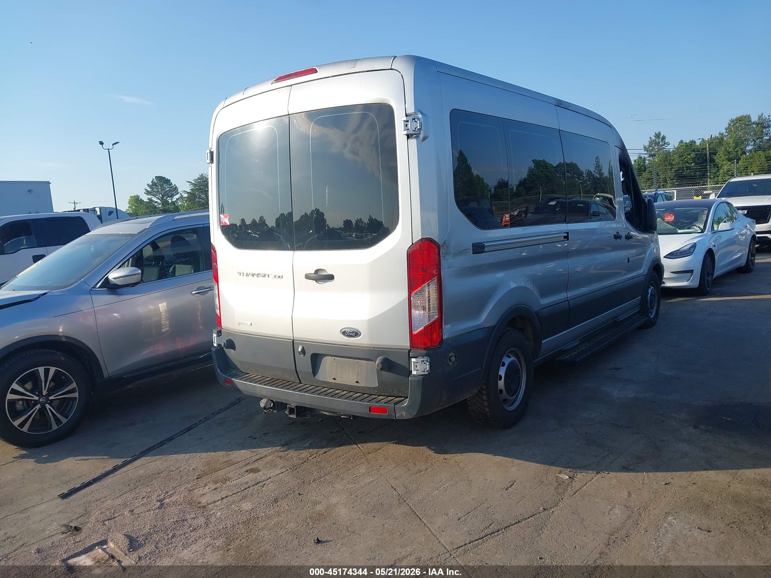 2015 Ford Transit-350 Xl Silver vin: 1FBZX2CG7FKB30897
