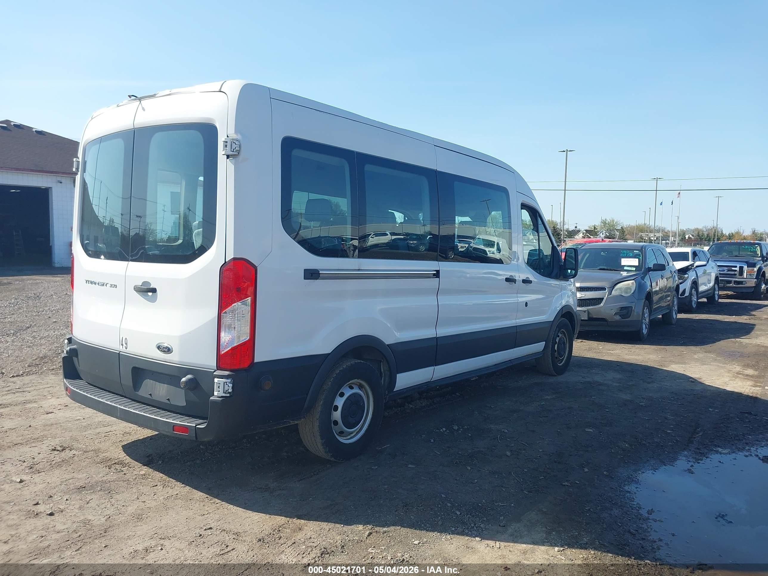 2018 Ford Transit-350 Xl White vin: 1FBZX2CM1JKA52910