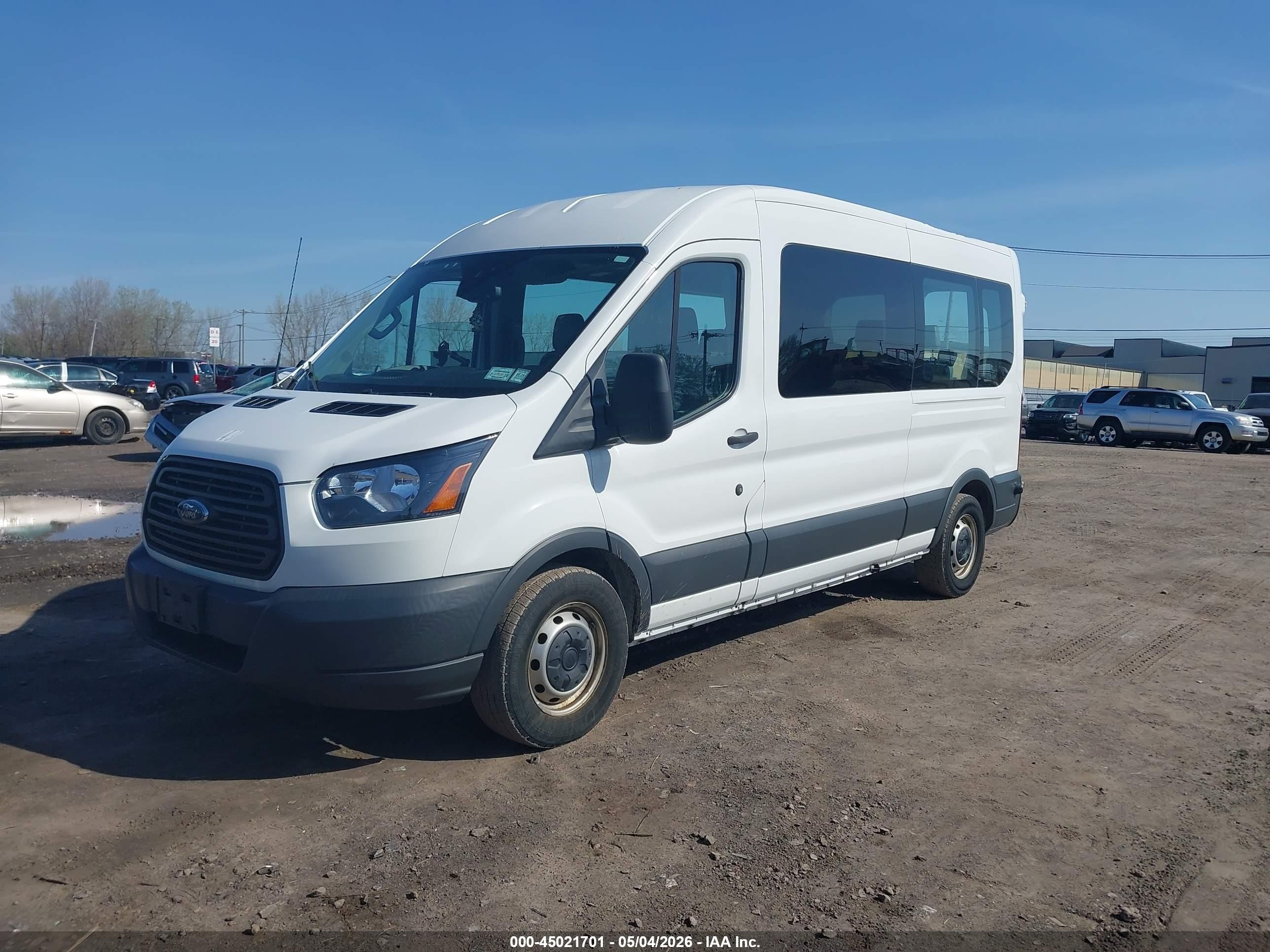 2018 Ford Transit-350 Xl White vin: 1FBZX2CM1JKA52910