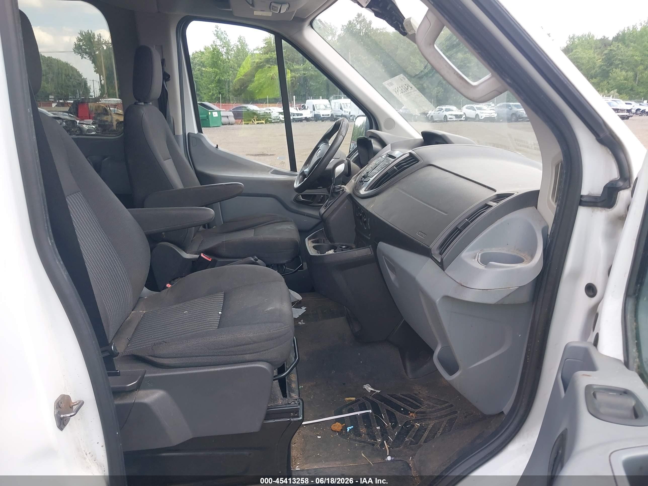 2015 Ford Transit-350 Xlt White vin: 1FBZX2CM4FKA94849