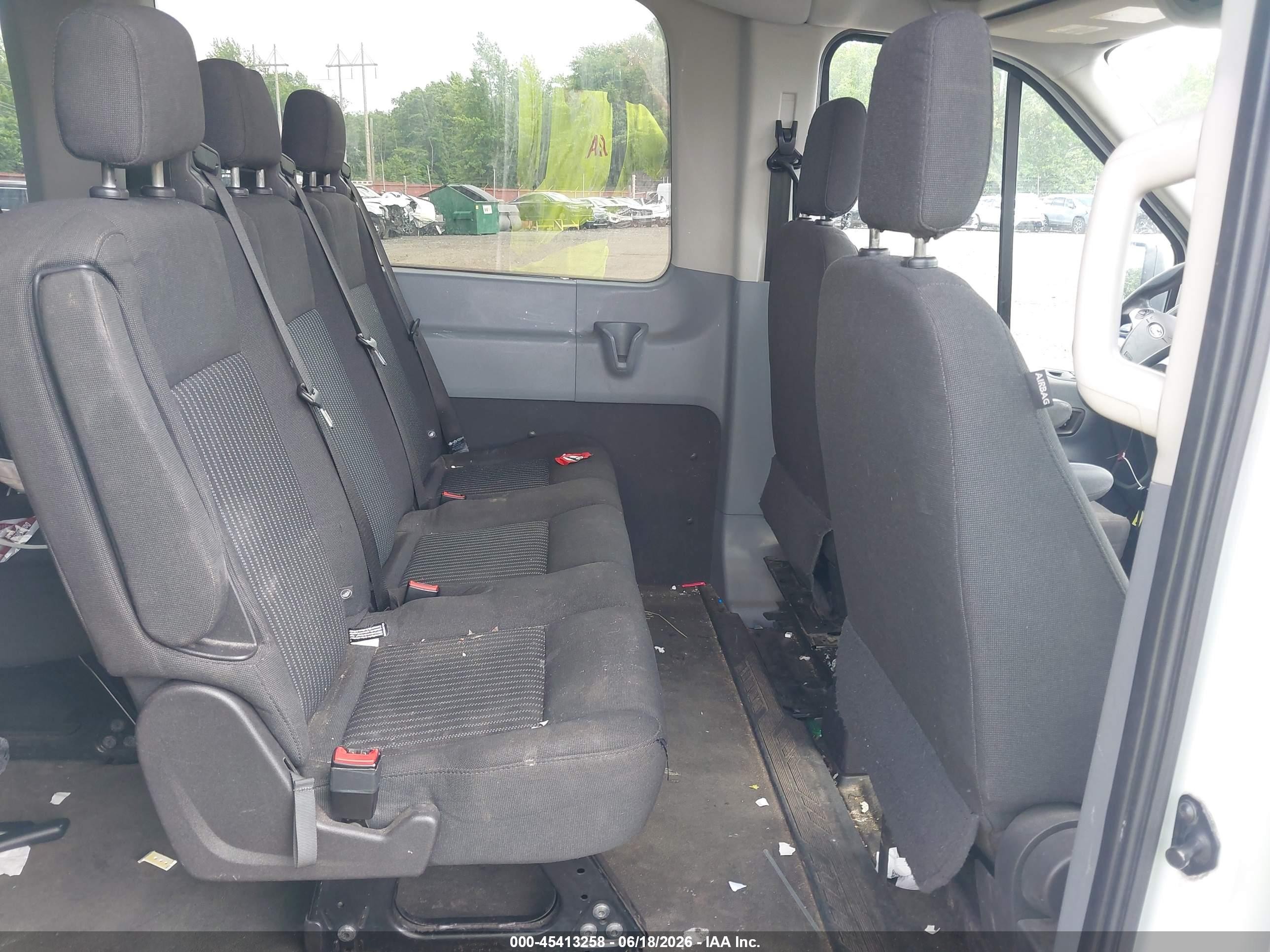 2015 Ford Transit-350 Xlt White vin: 1FBZX2CM4FKA94849