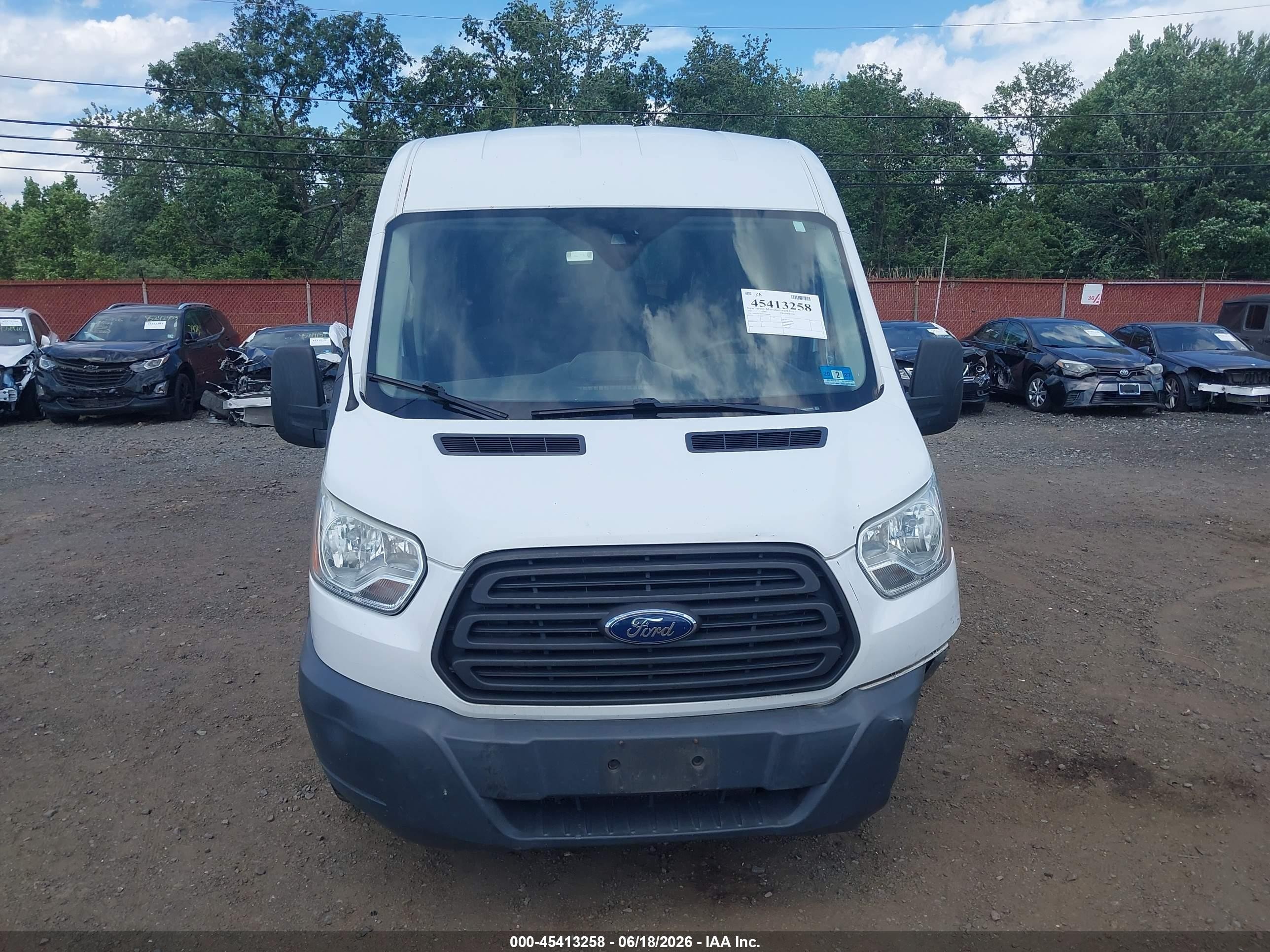 2015 Ford Transit-350 Xlt White vin: 1FBZX2CM4FKA94849