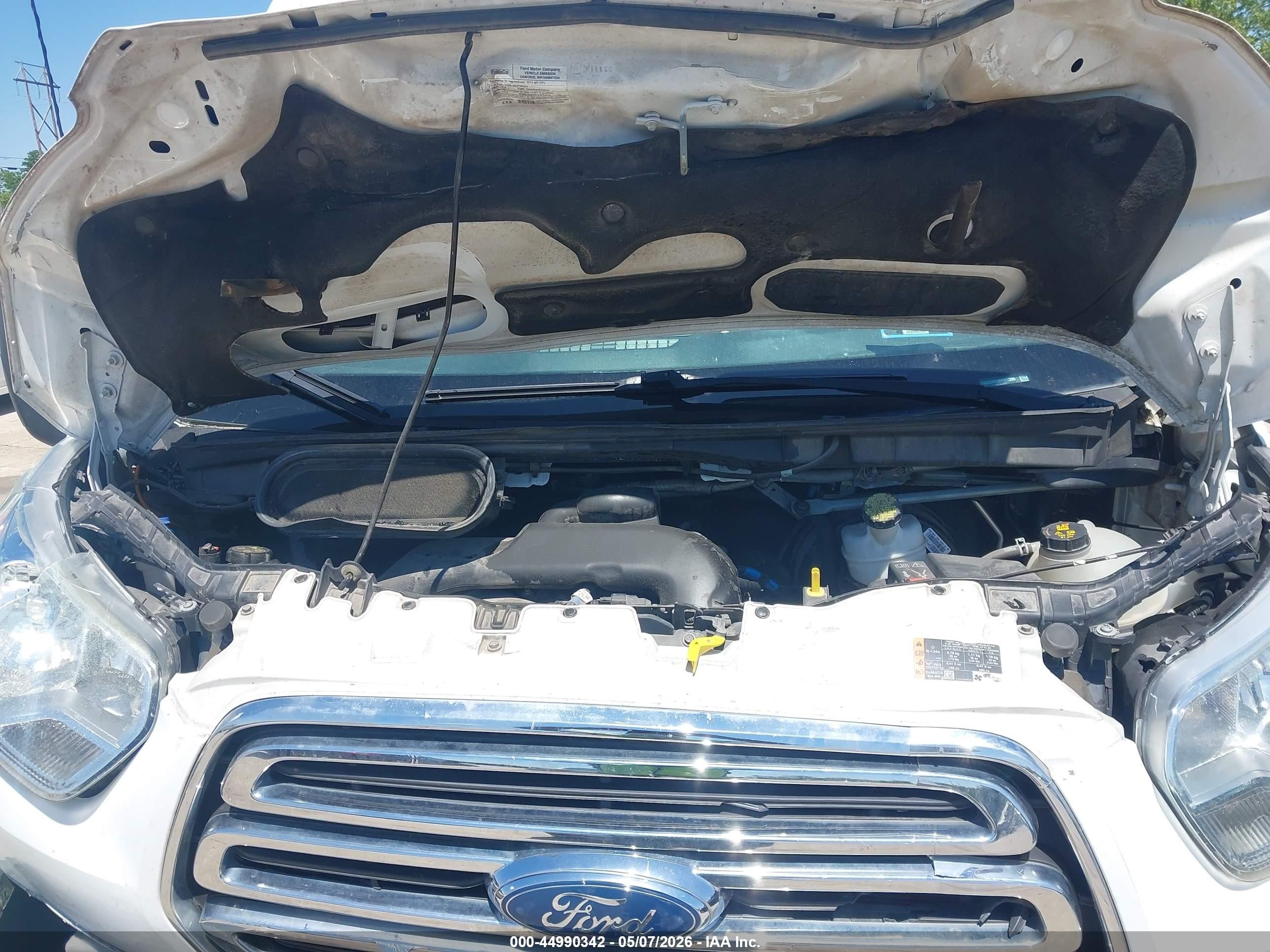 2015 Ford Transit-350 Xlt White vin: 1FBZX2XM2FKB00299