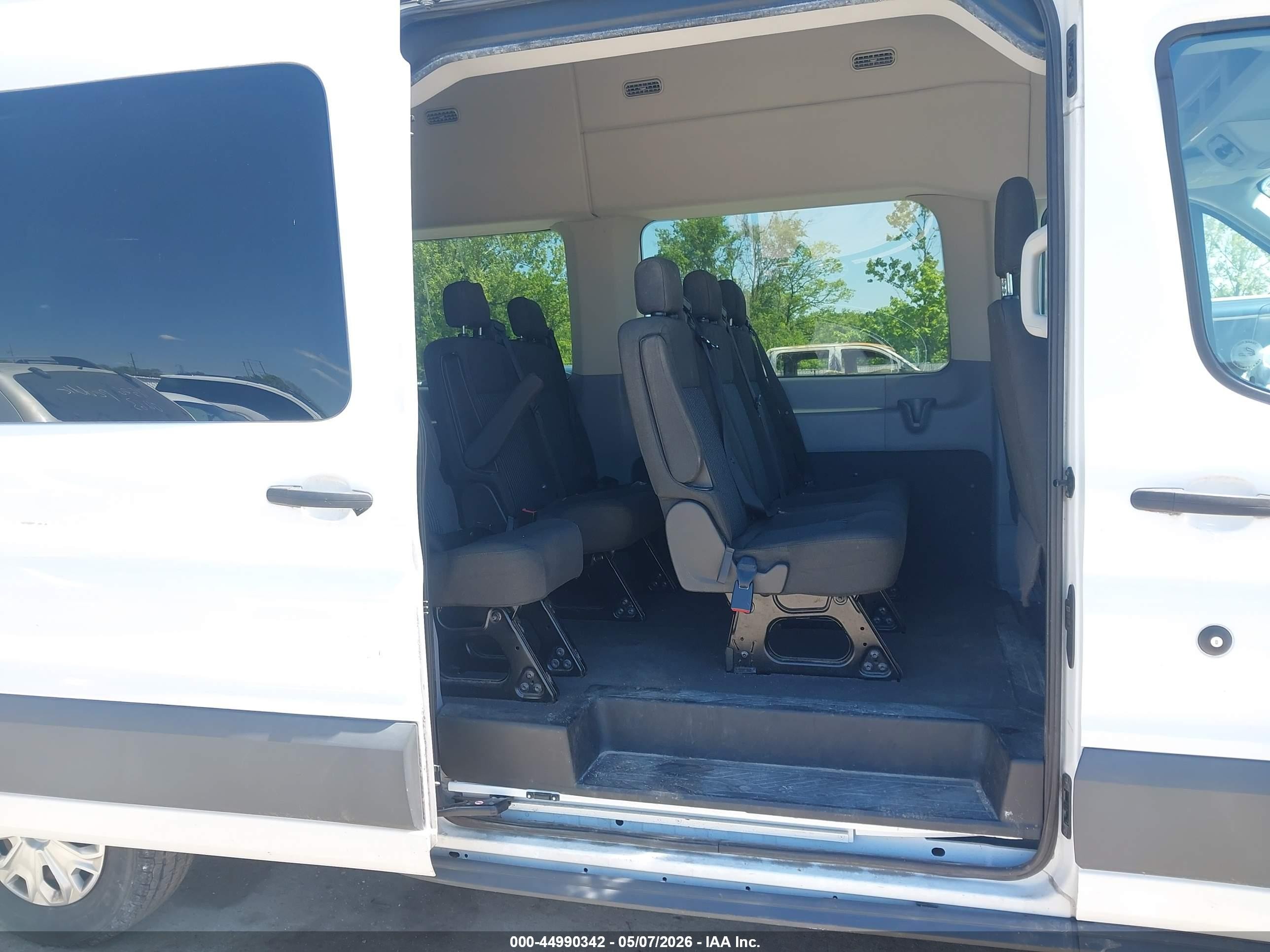 2015 Ford Transit-350 Xlt White vin: 1FBZX2XM2FKB00299