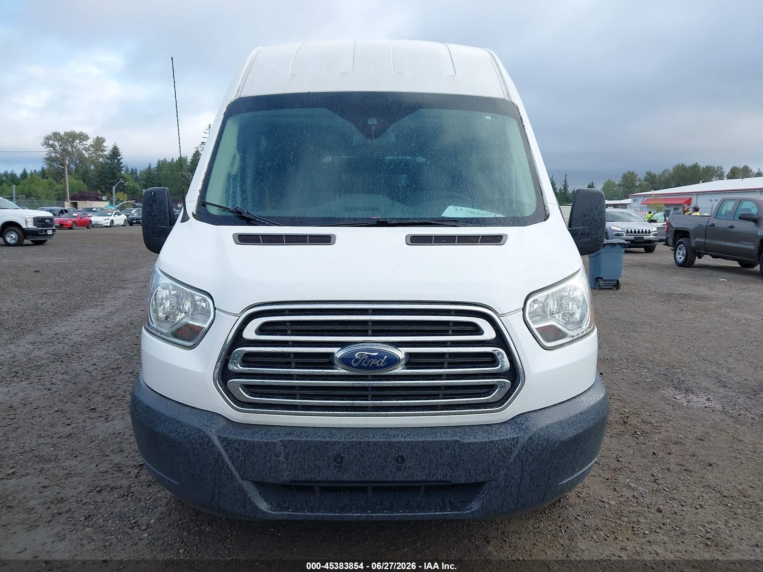 2015 Ford Transit-350 Xlt White vin: 1FBZX2XM5FKB13757