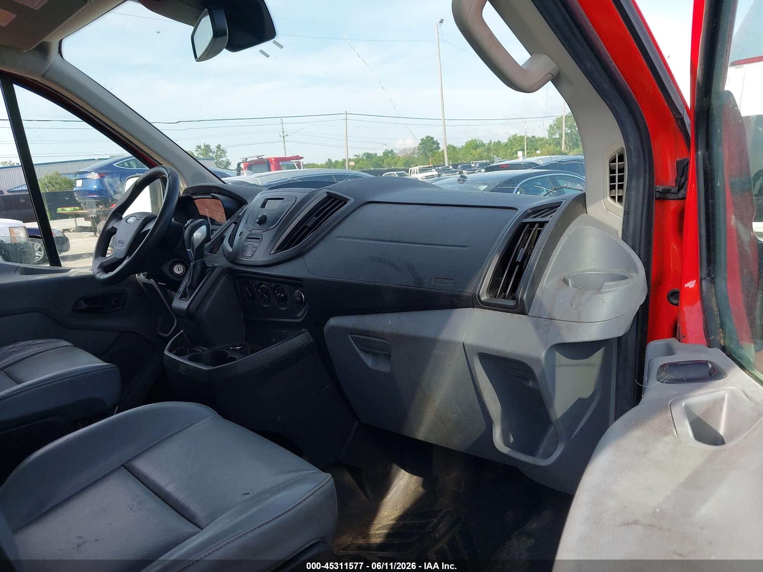 2016 Ford Transit-350 Xl Red vin: 1FBZX2YM0GKA75399