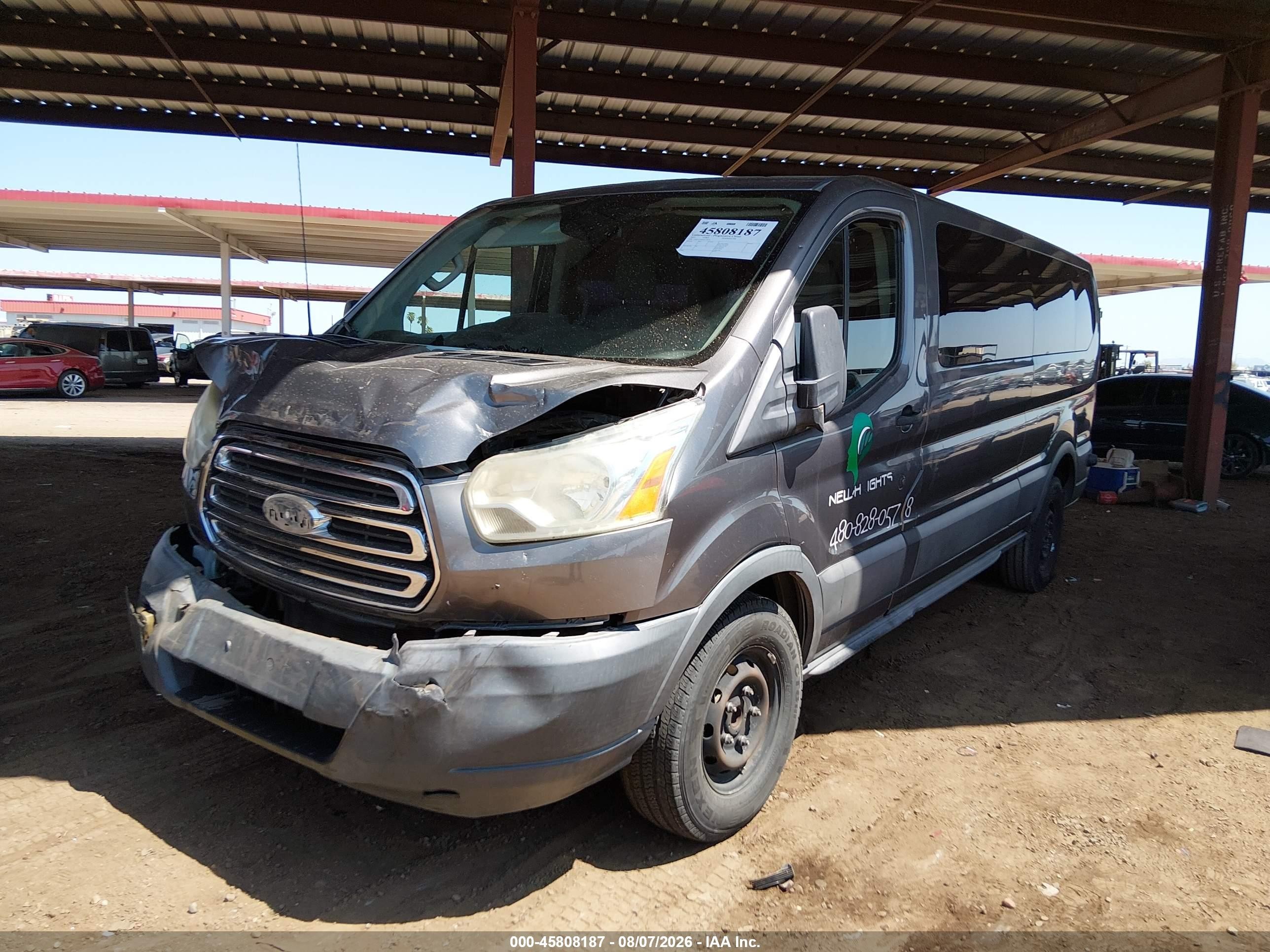 2015 Ford Transit-350 Xlt Серый vin: 1FBZX2YM5FKA50416