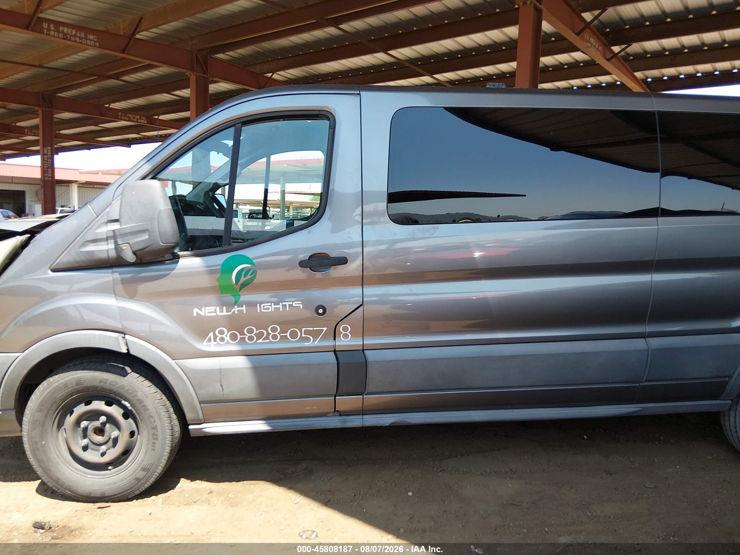 2015 Ford Transit-350 Xlt Серый vin: 1FBZX2YM5FKA50416