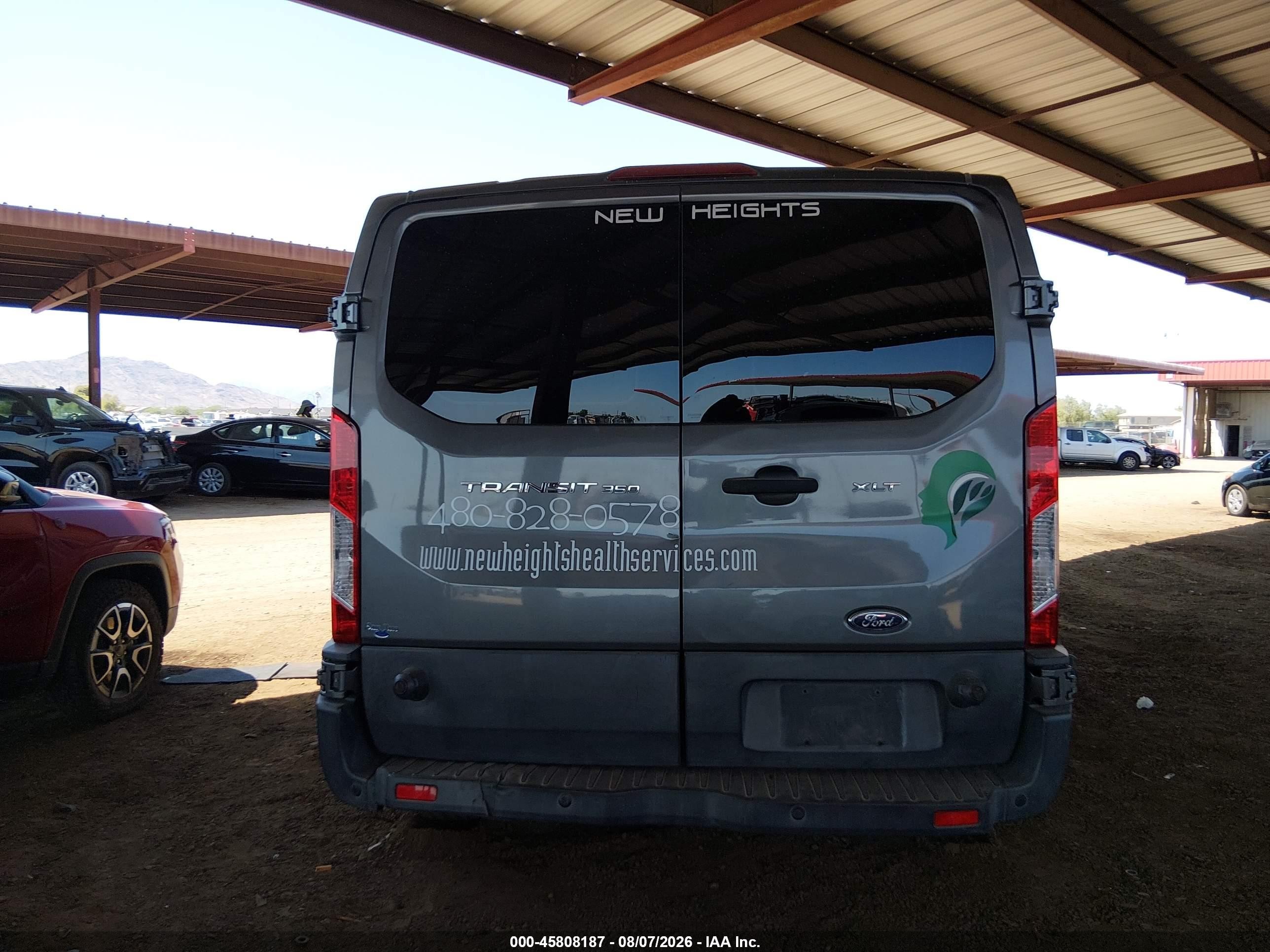 2015 Ford Transit-350 Xlt Серый vin: 1FBZX2YM5FKA50416