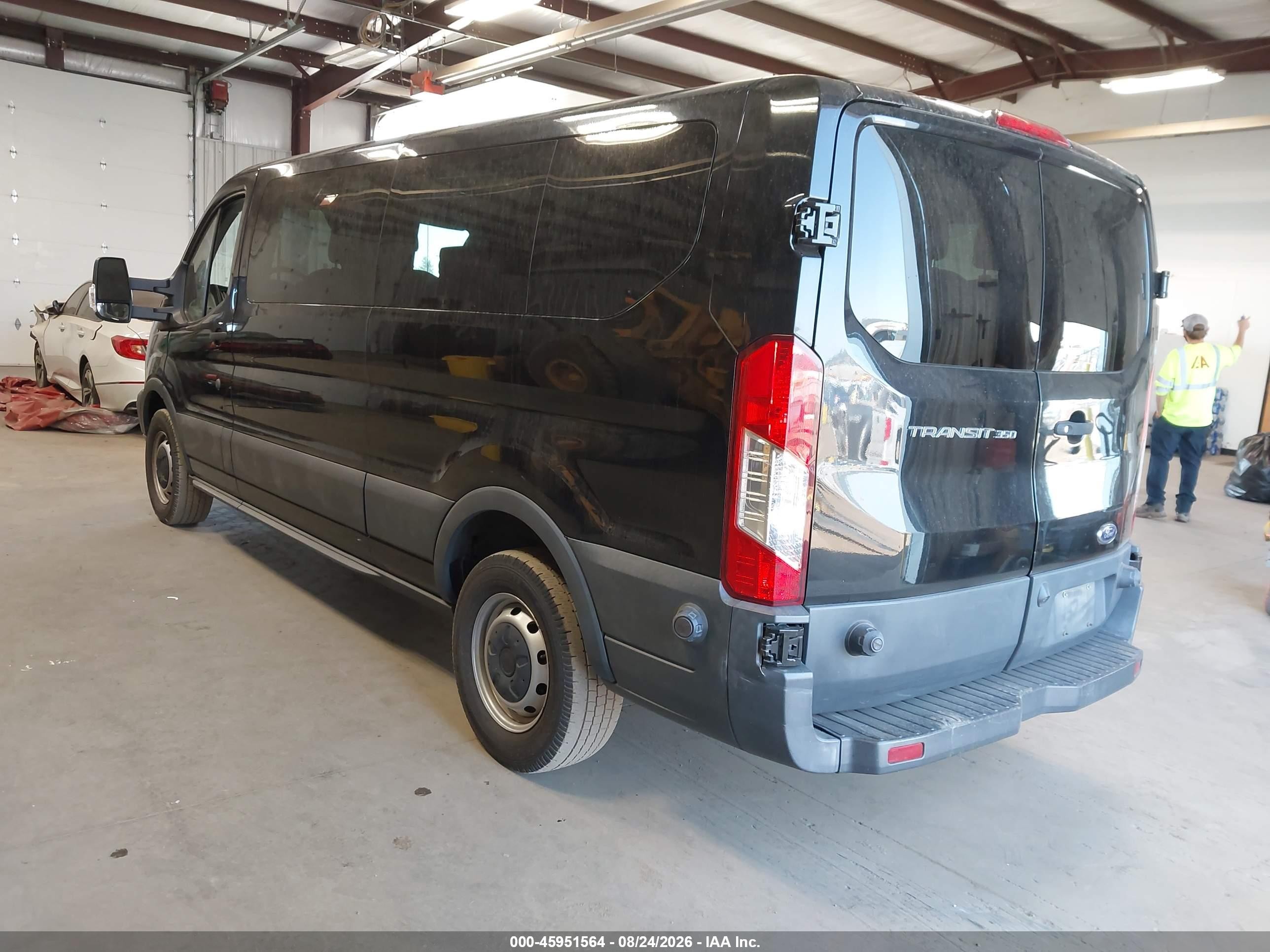 2018 Ford Transit-350 Xl Black vin: 1FBZX2YM7JKA75536