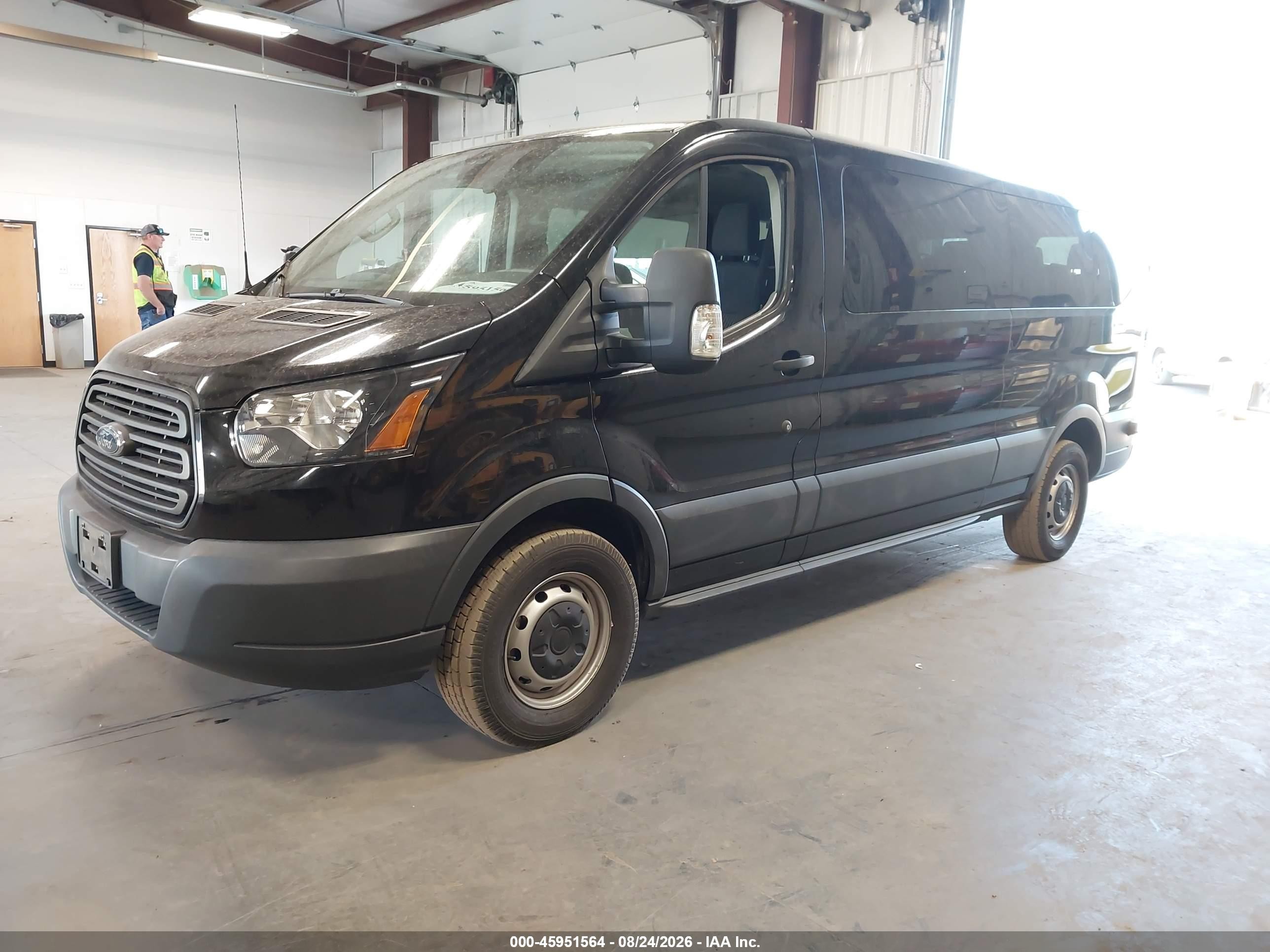 2018 Ford Transit-350 Xl Black vin: 1FBZX2YM7JKA75536