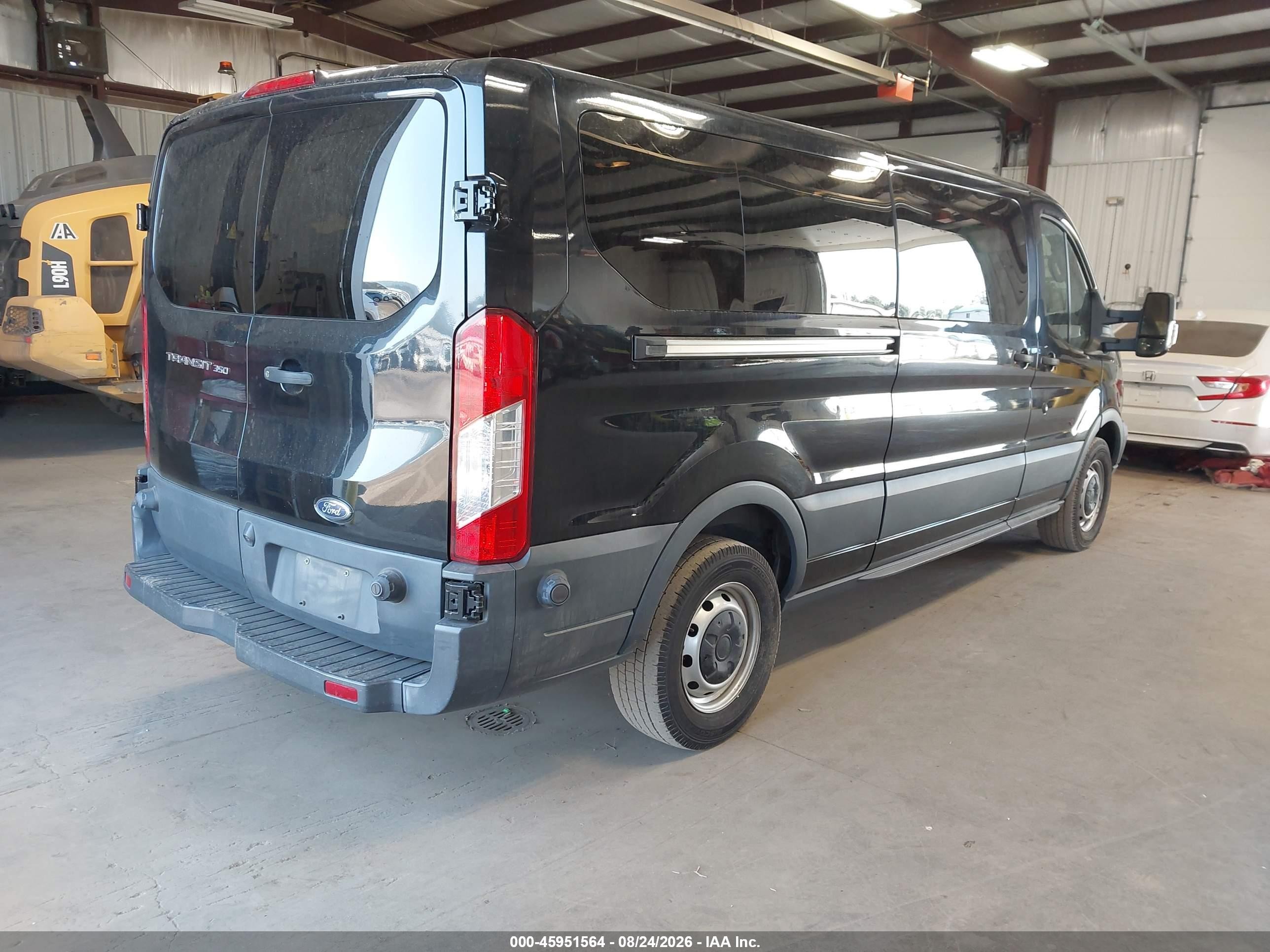 2018 Ford Transit-350 Xl Black vin: 1FBZX2YM7JKA75536