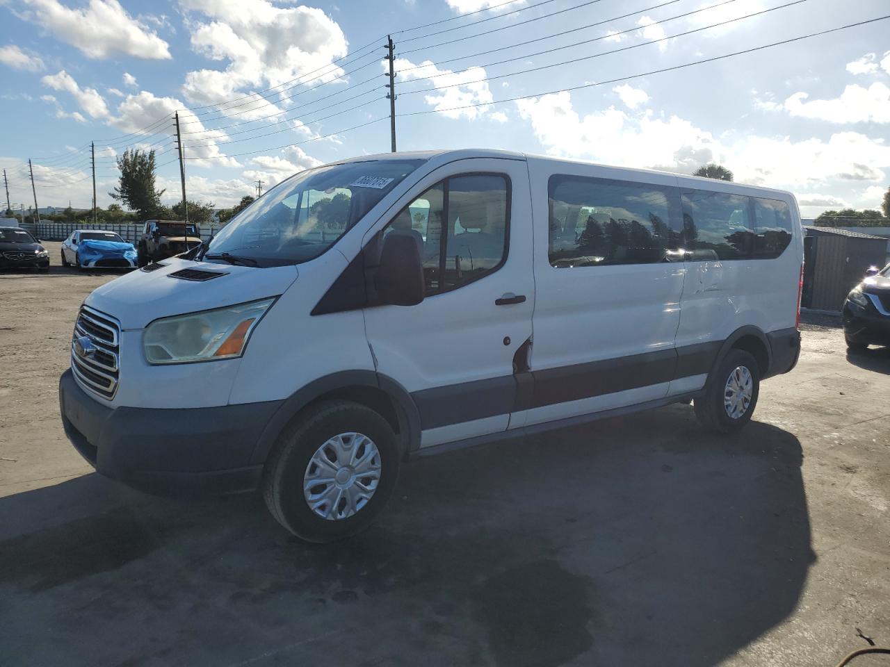 2015 Ford Transit T-350 White vin: 1FBZX2ZM0FKA20903