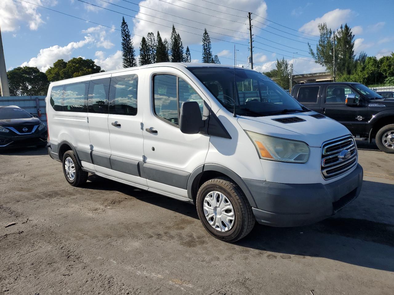 2015 Ford Transit T-350 White vin: 1FBZX2ZM0FKA20903