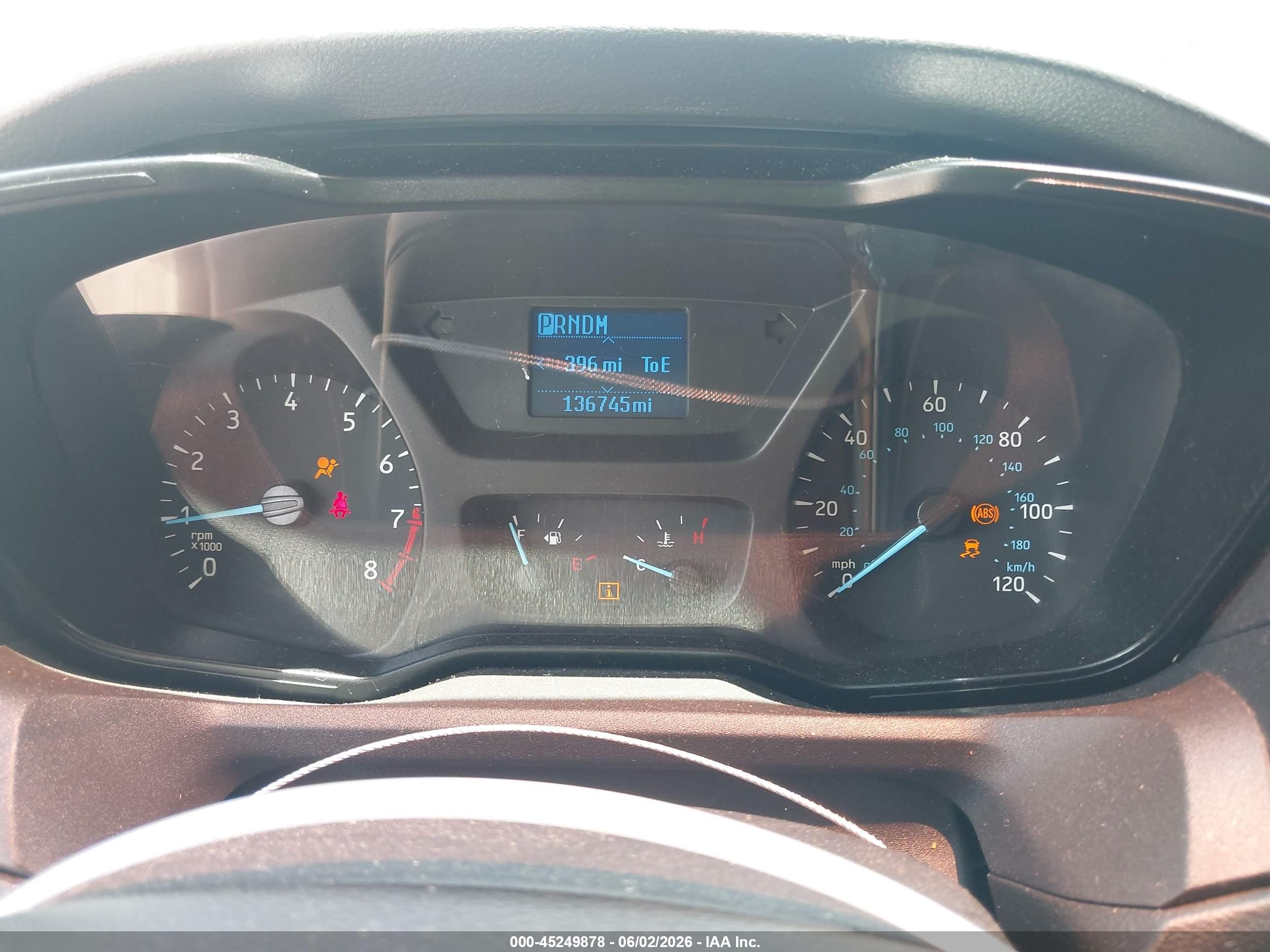 2015 Ford Transit-350 Xlt White vin: 1FBZX2ZM0FKA95407
