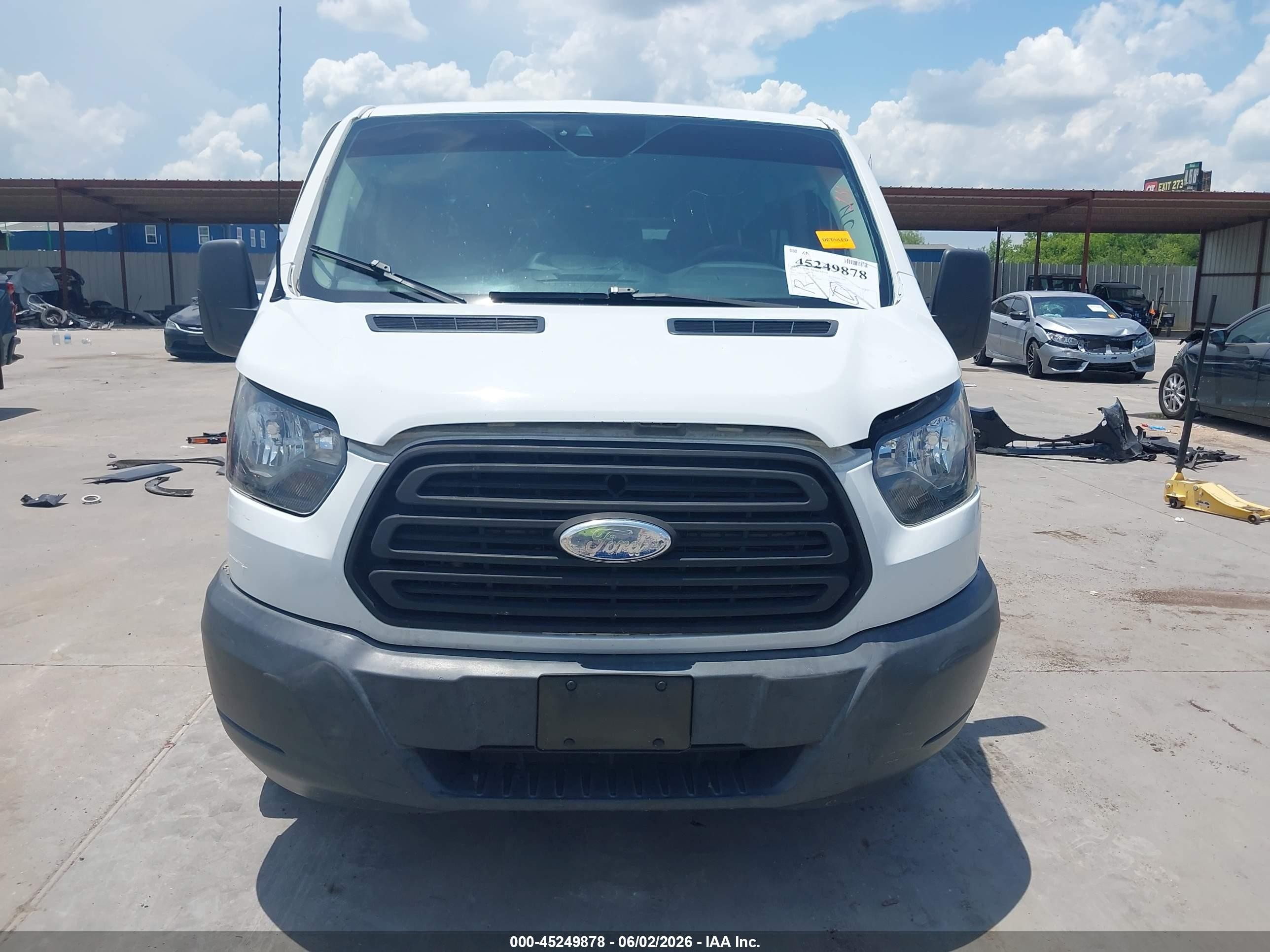 2015 Ford Transit-350 Xlt White vin: 1FBZX2ZM0FKA95407