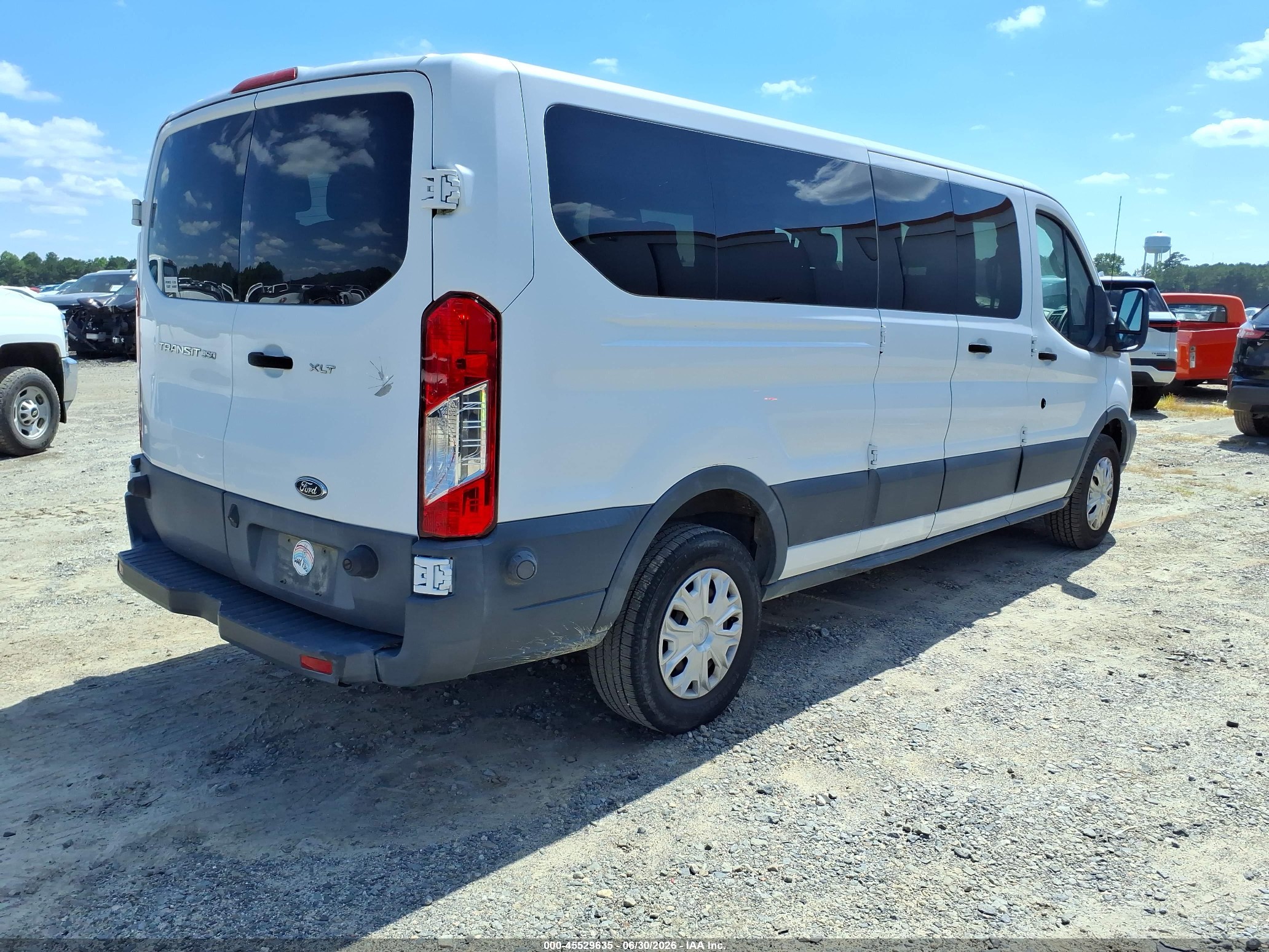 2015 Ford Transit-350 Xl/xlt White vin: 1FBZX2ZM0FKB01710