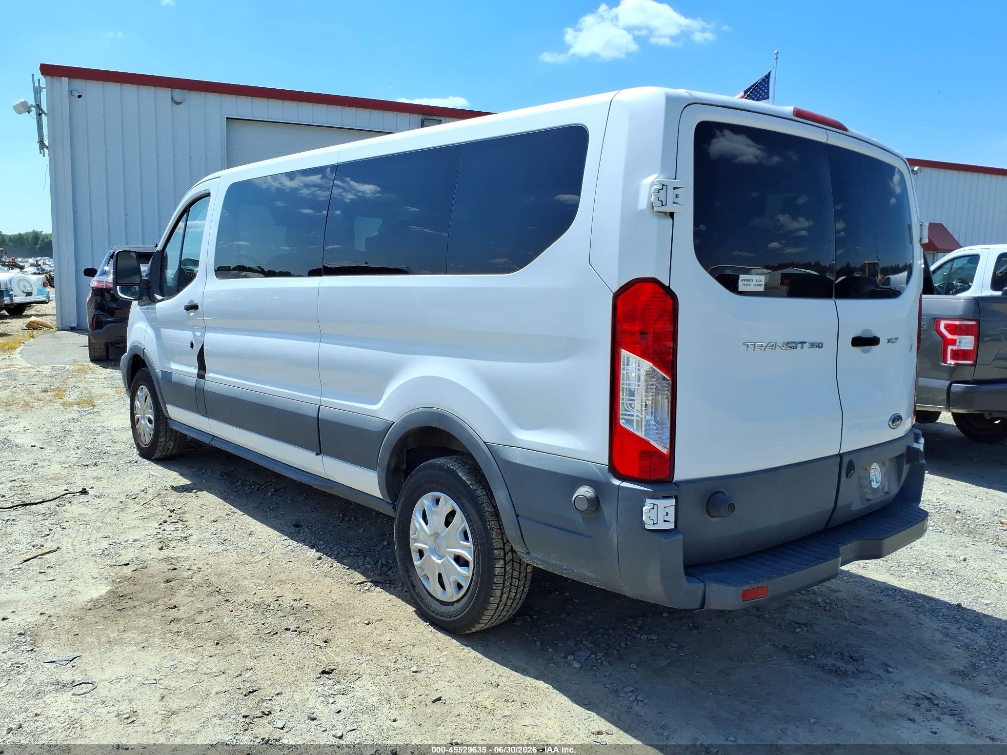 2015 Ford Transit-350 Xl/xlt White vin: 1FBZX2ZM0FKB01710
