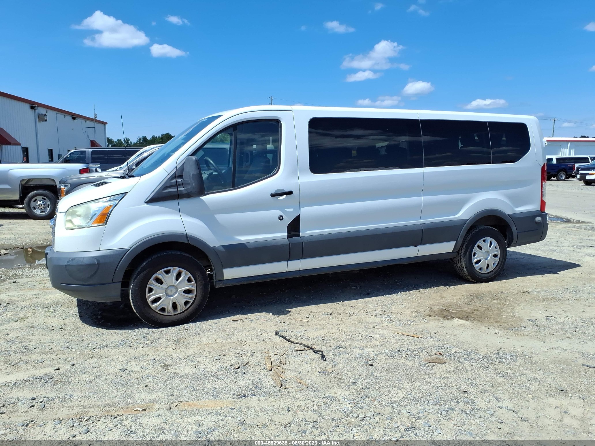 2015 Ford Transit-350 Xl/xlt White vin: 1FBZX2ZM0FKB01710
