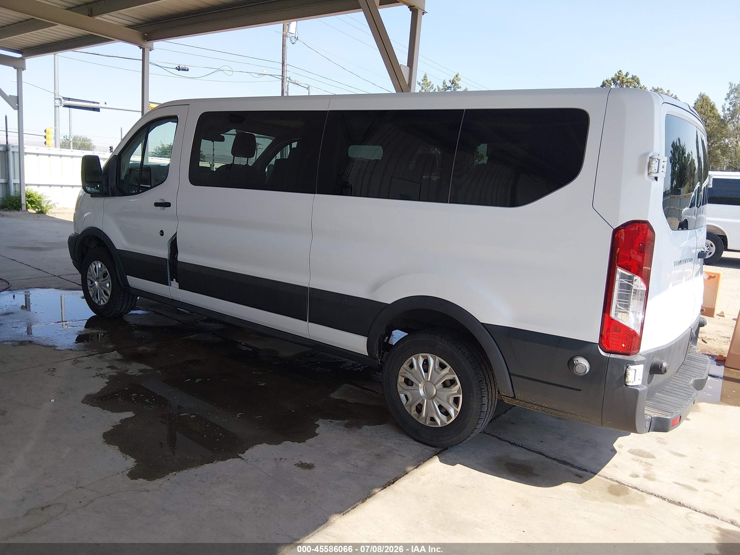 2015 Ford Transit-350 Xlt White vin: 1FBZX2ZM0FKB27725