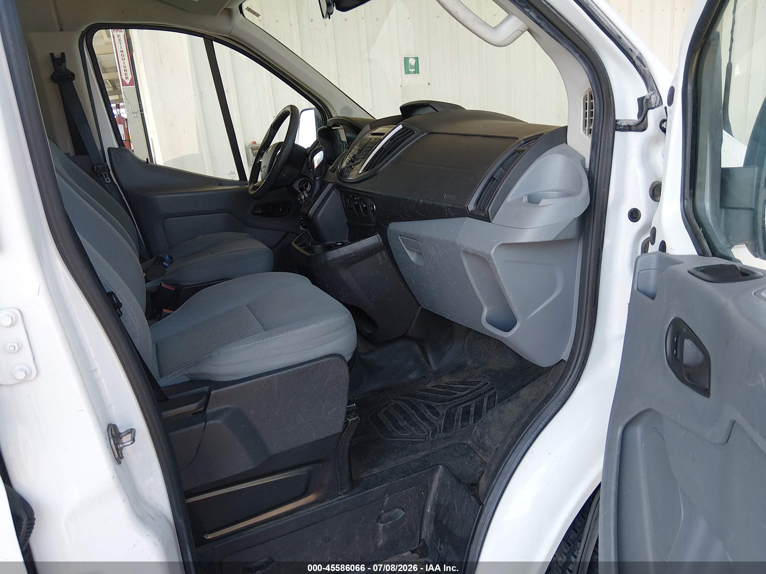 2015 Ford Transit-350 Xlt White vin: 1FBZX2ZM0FKB27725