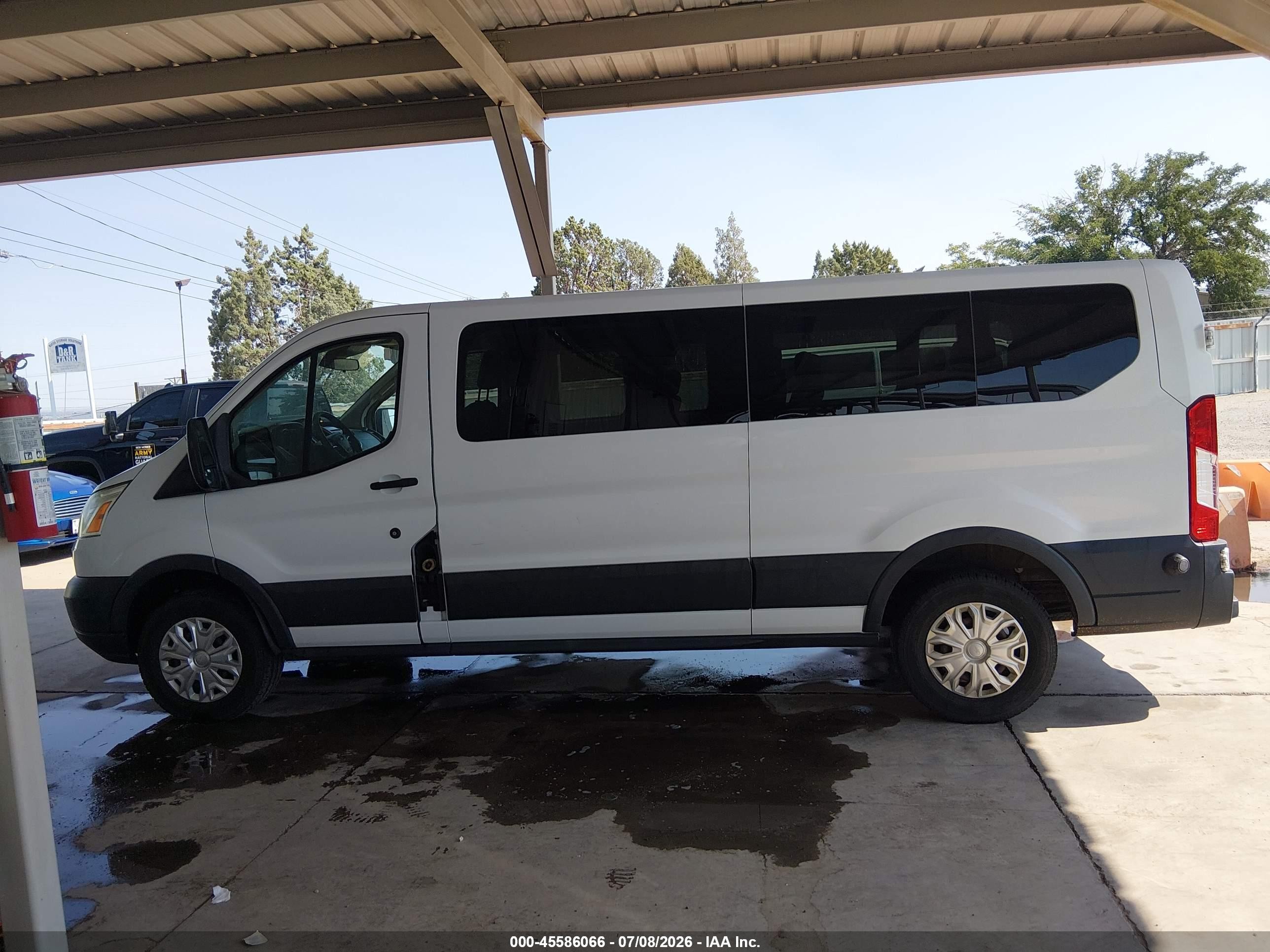 2015 Ford Transit-350 Xlt White vin: 1FBZX2ZM0FKB27725