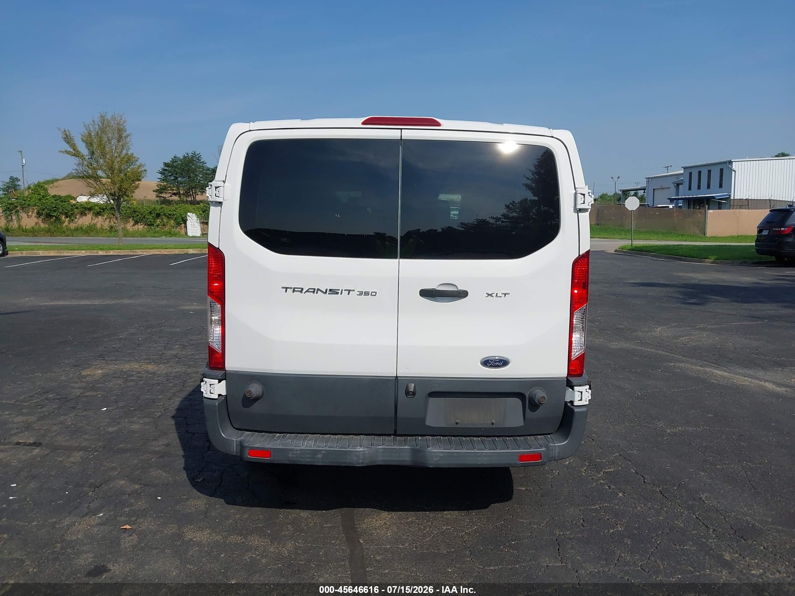 2015 Ford Transit-350 Xlt White vin: 1FBZX2ZM0FKB27871