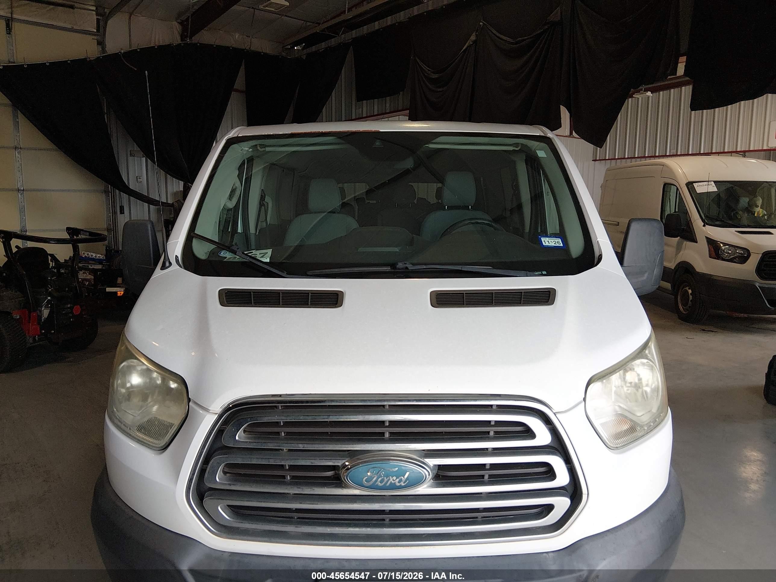 2015 Ford Transit-350 Xlt White vin: 1FBZX2ZM0FKB27918