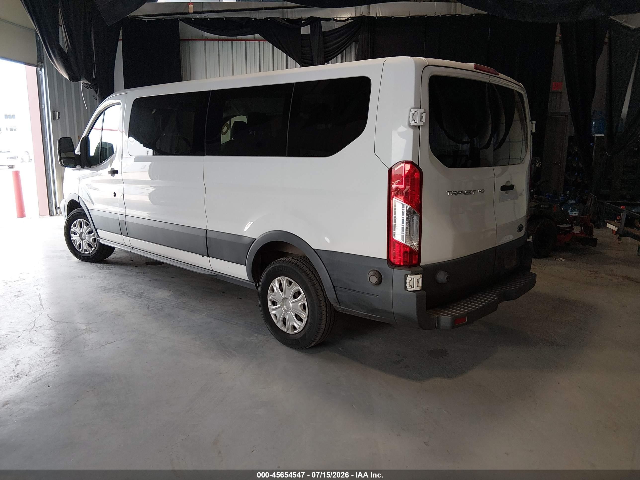 2015 Ford Transit-350 Xlt White vin: 1FBZX2ZM0FKB27918