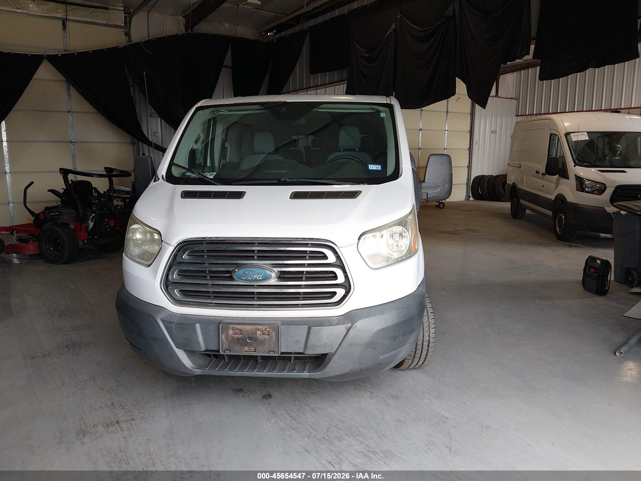 2015 Ford Transit-350 Xlt White vin: 1FBZX2ZM0FKB27918