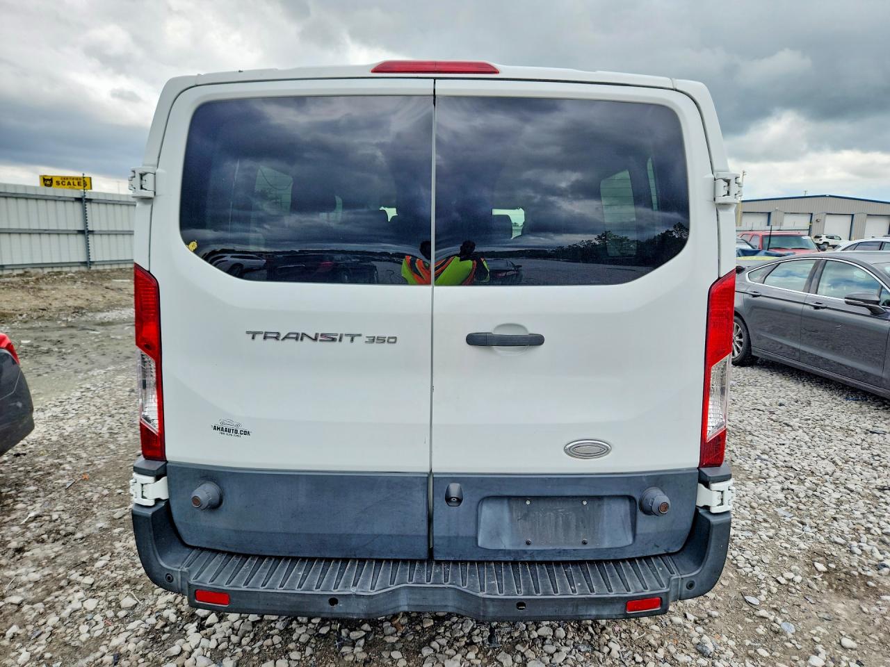2015 Ford Transit T-350 White vin: 1FBZX2ZM1FKA33563