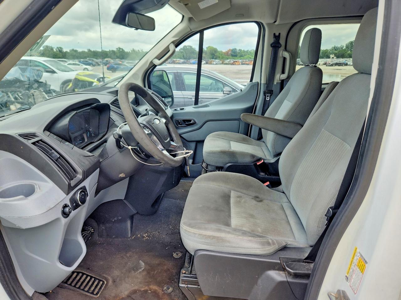 2015 Ford Transit T-350 White vin: 1FBZX2ZM1FKA33563