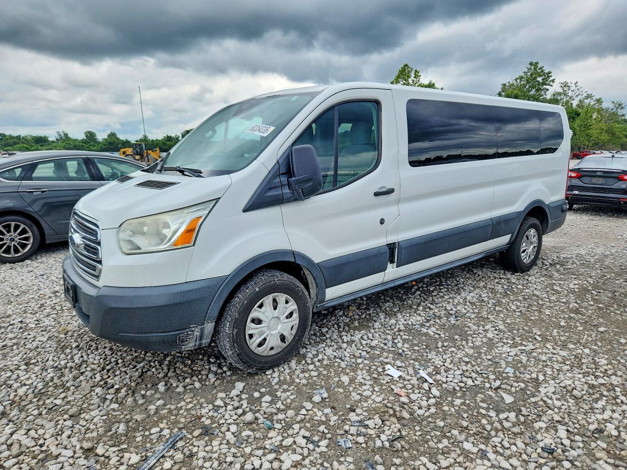 2015 Ford Transit T-350 White vin: 1FBZX2ZM1FKA33563