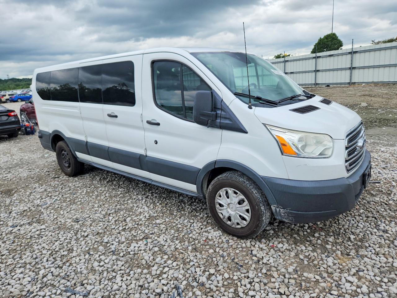 2015 Ford Transit T-350 White vin: 1FBZX2ZM1FKA33563