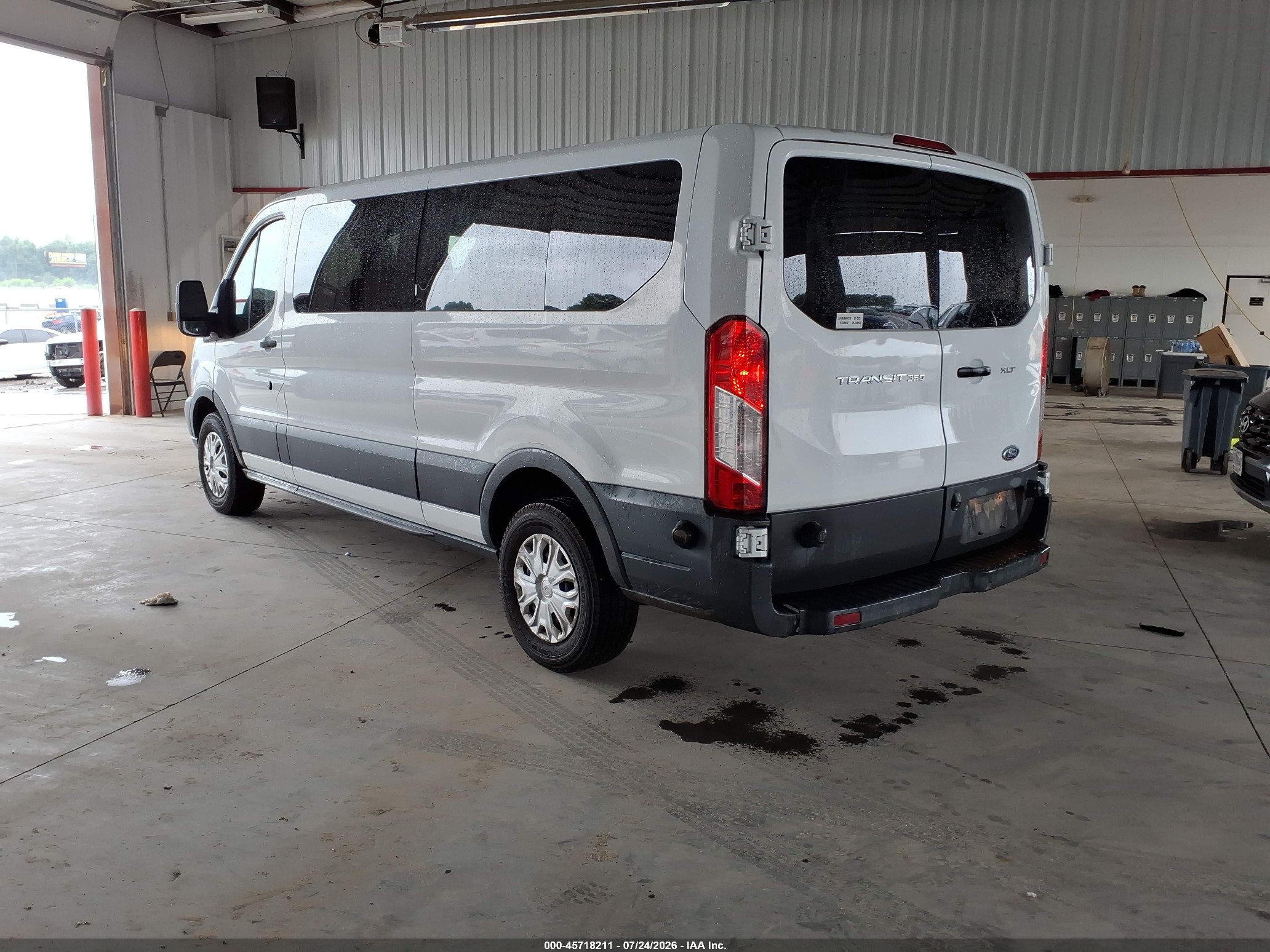 2015 Ford Transit-350 Xlt White vin: 1FBZX2ZM1FKB01716