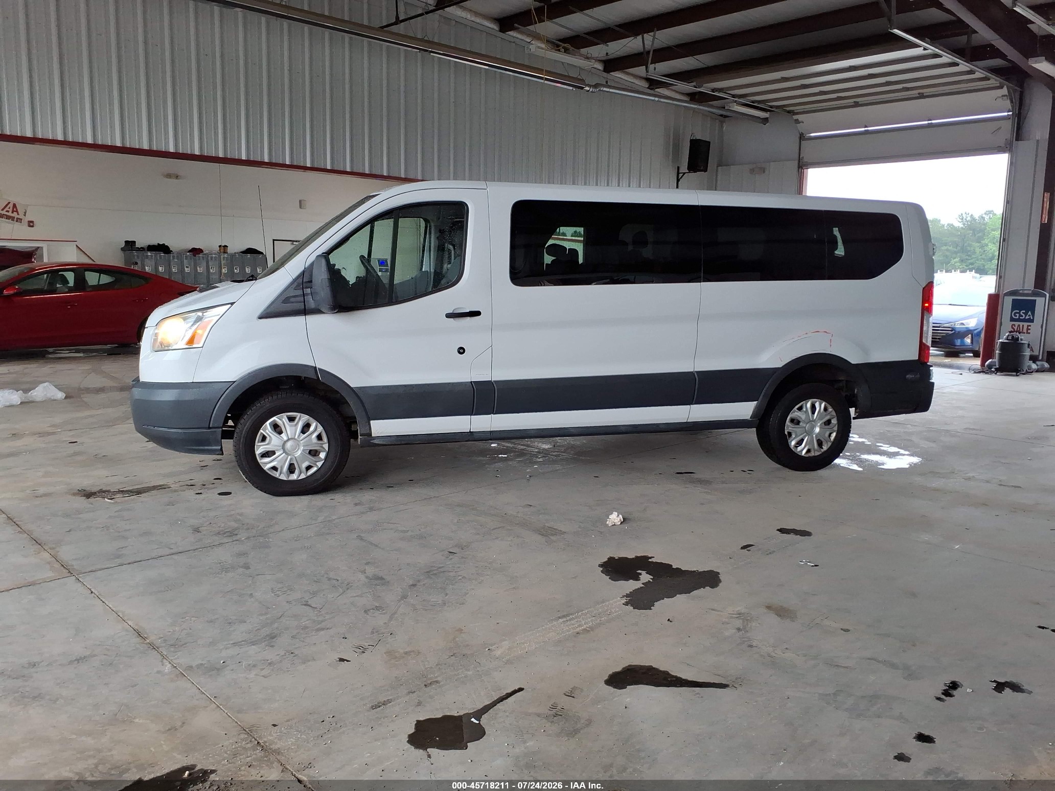 2015 Ford Transit-350 Xlt White vin: 1FBZX2ZM1FKB01716