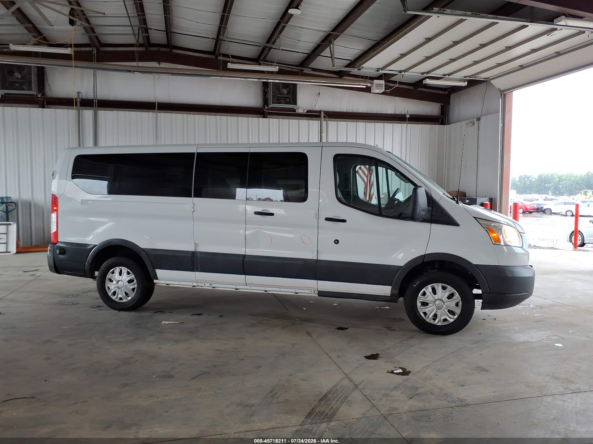 2015 Ford Transit-350 Xlt White vin: 1FBZX2ZM1FKB01716